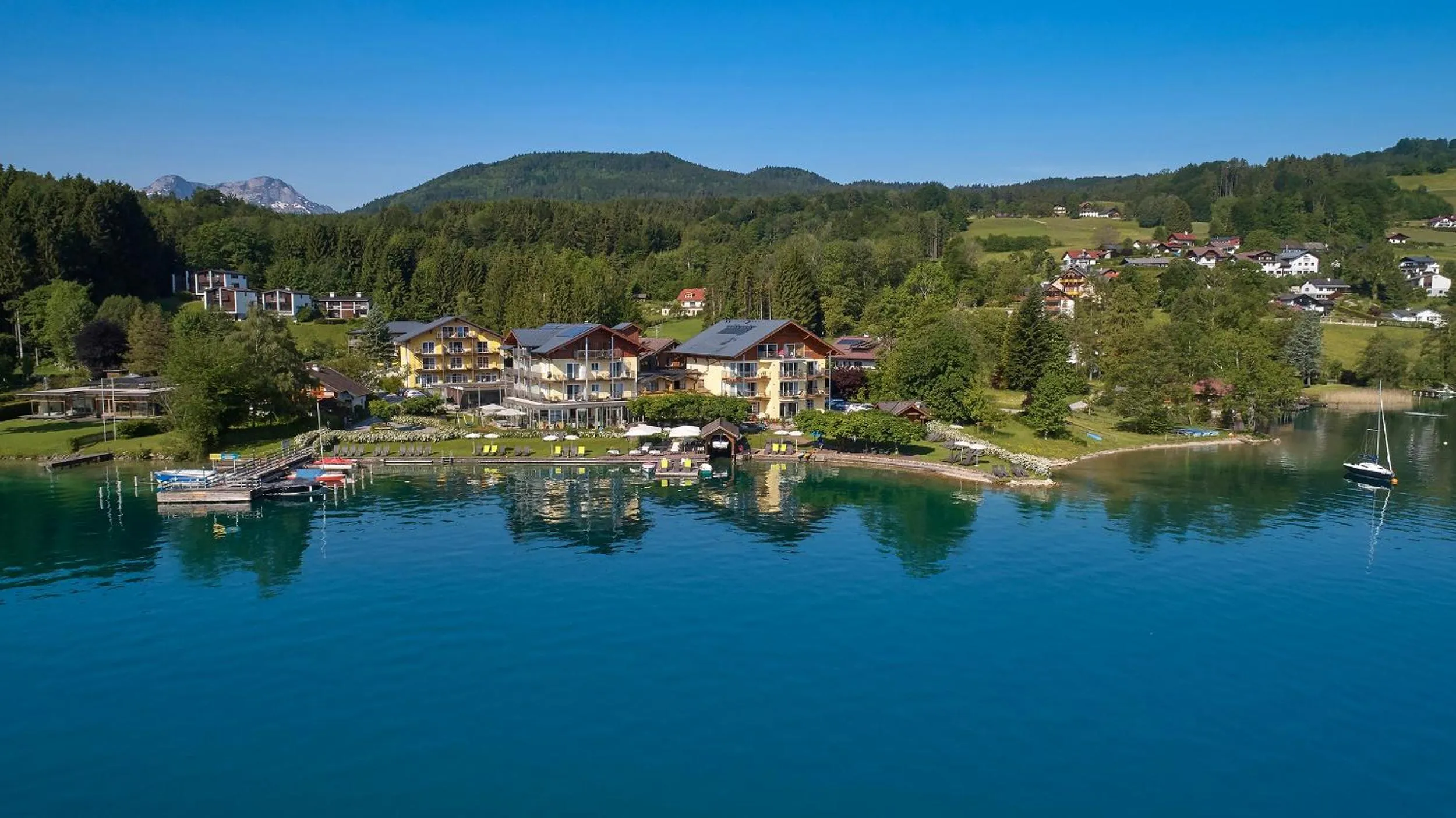 Bird's eye view in Hotel Stadler am Attersee