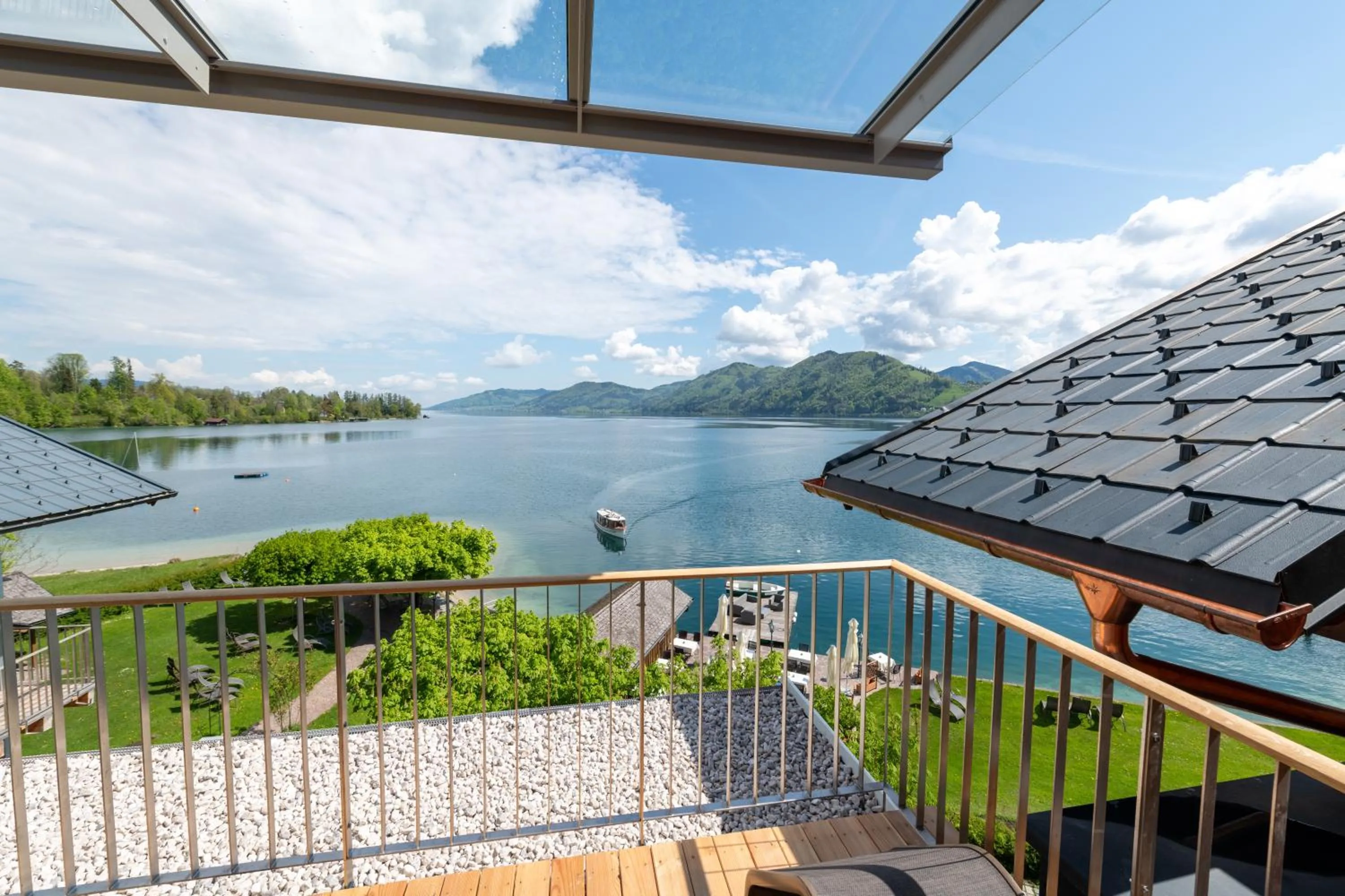 View (from property/room) in Hotel Stadler am Attersee