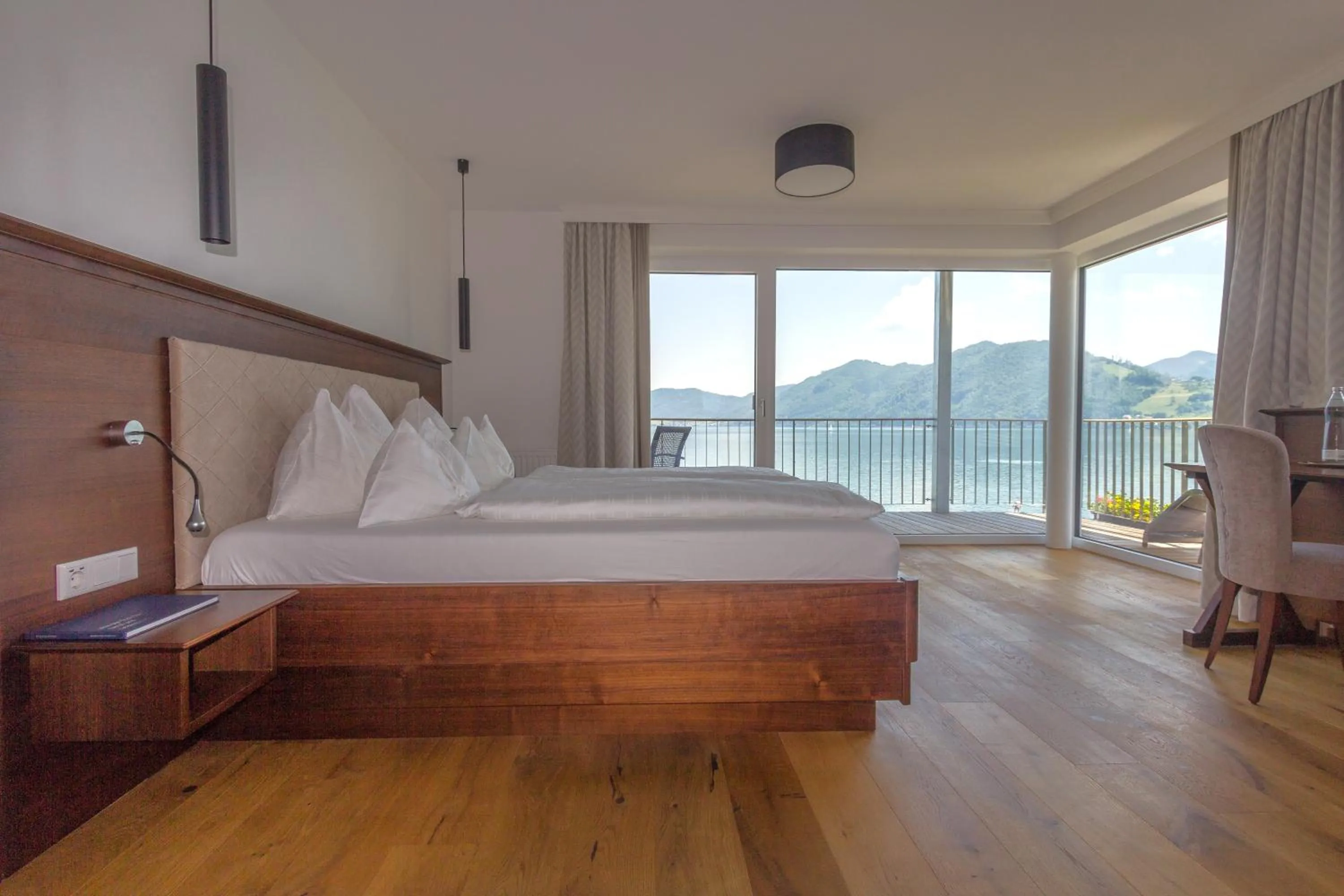 Photo of the whole room, Bed in Hotel Stadler am Attersee