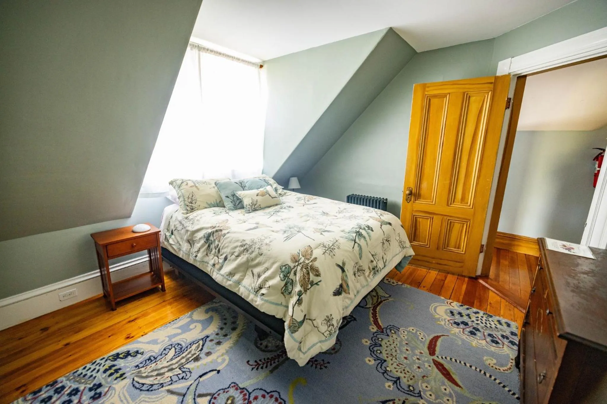 Bed in The Gregory House - A Maine Victorian Mansion