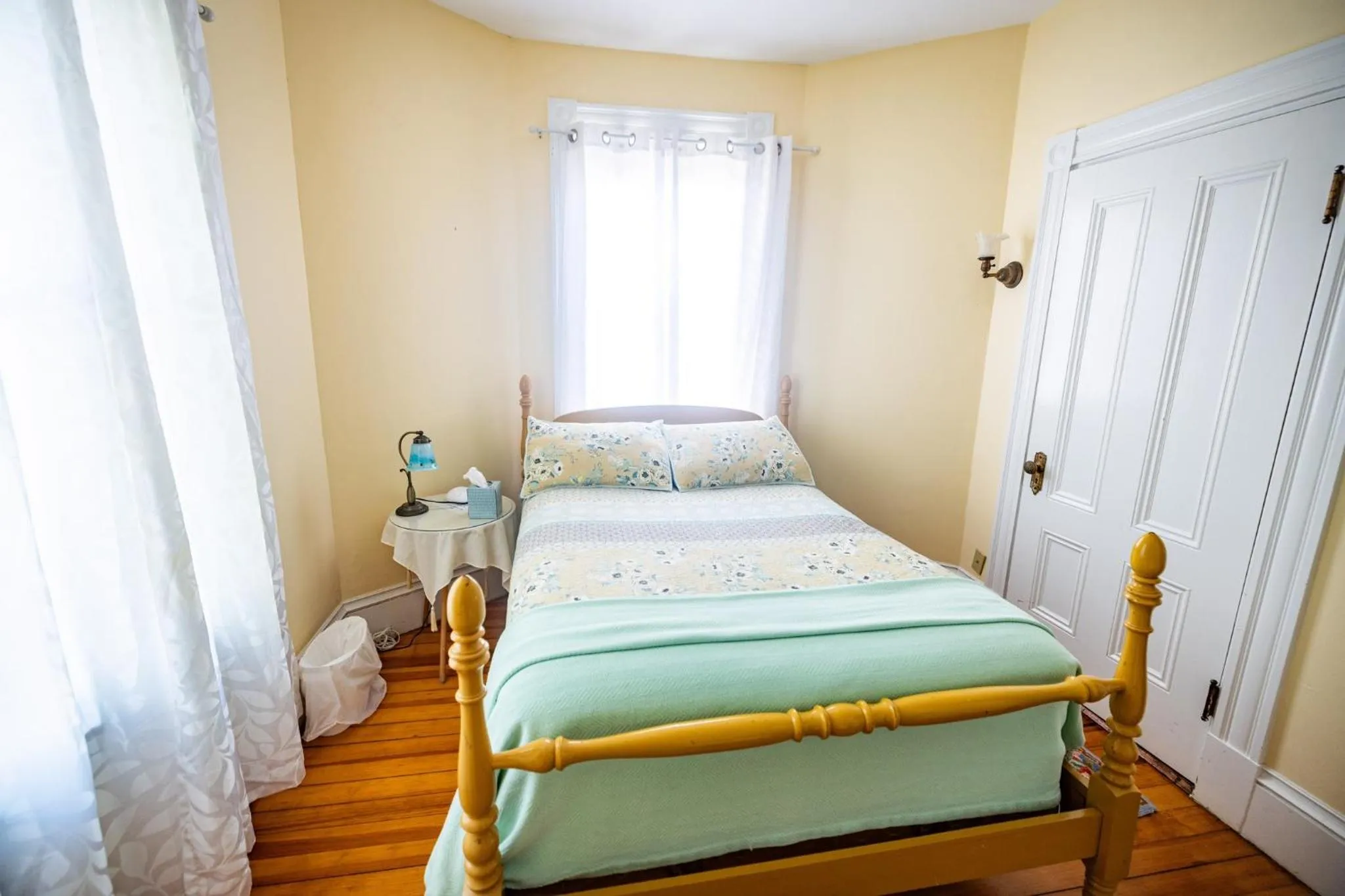Bed in The Gregory House - A Maine Victorian Mansion
