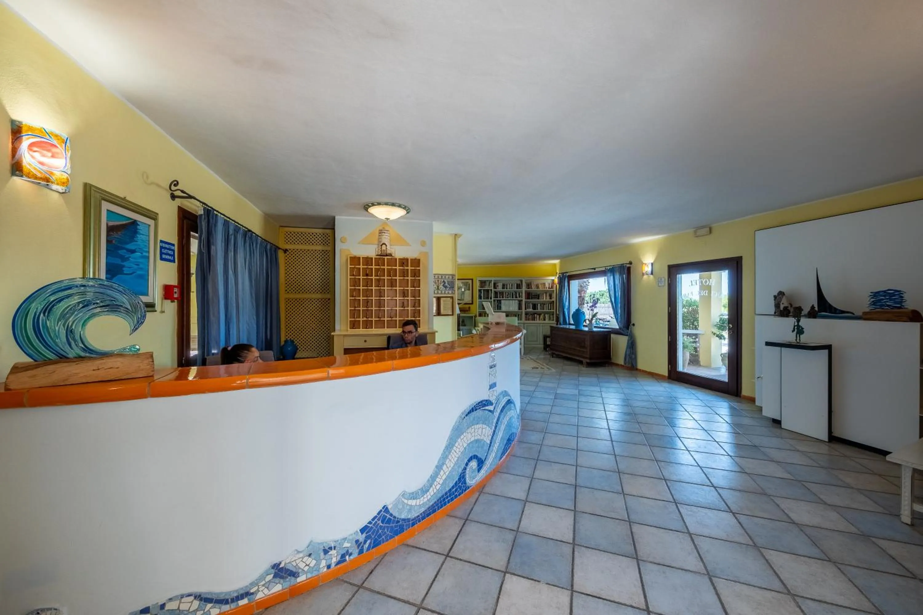 Lobby or reception in Hotel Luci Del Faro