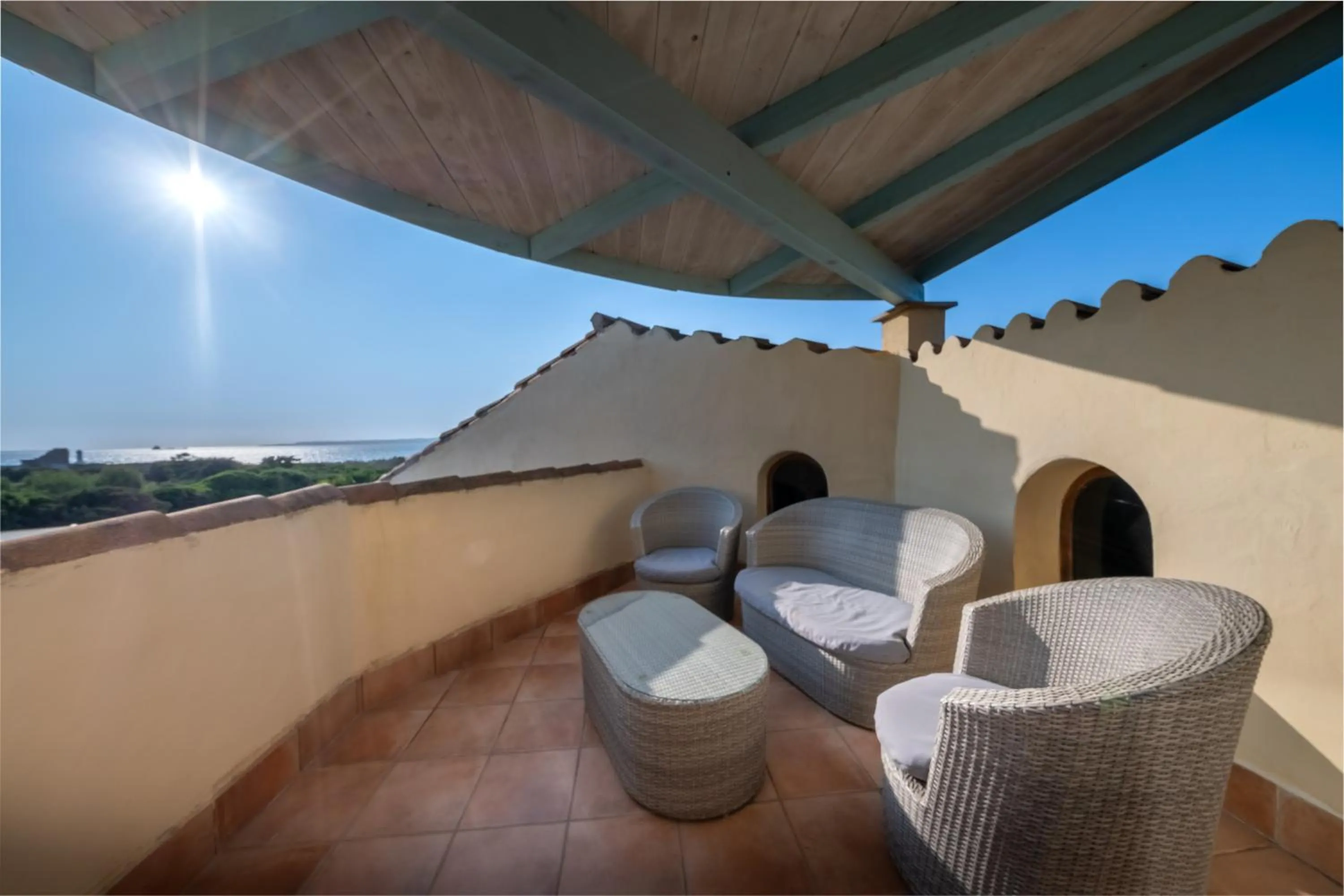 Balcony/Terrace in Hotel Luci Del Faro