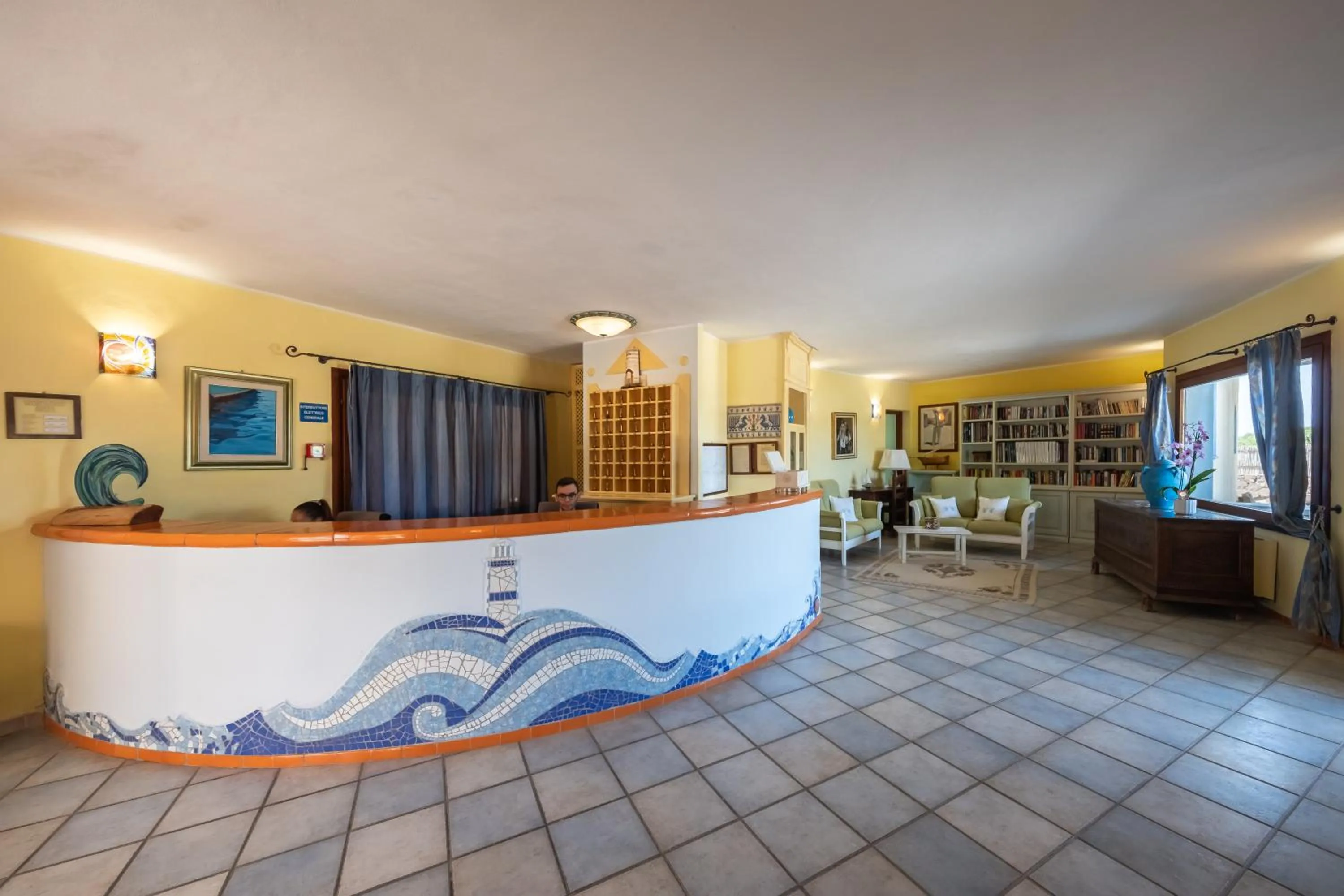 Lobby or reception in Hotel Luci Del Faro
