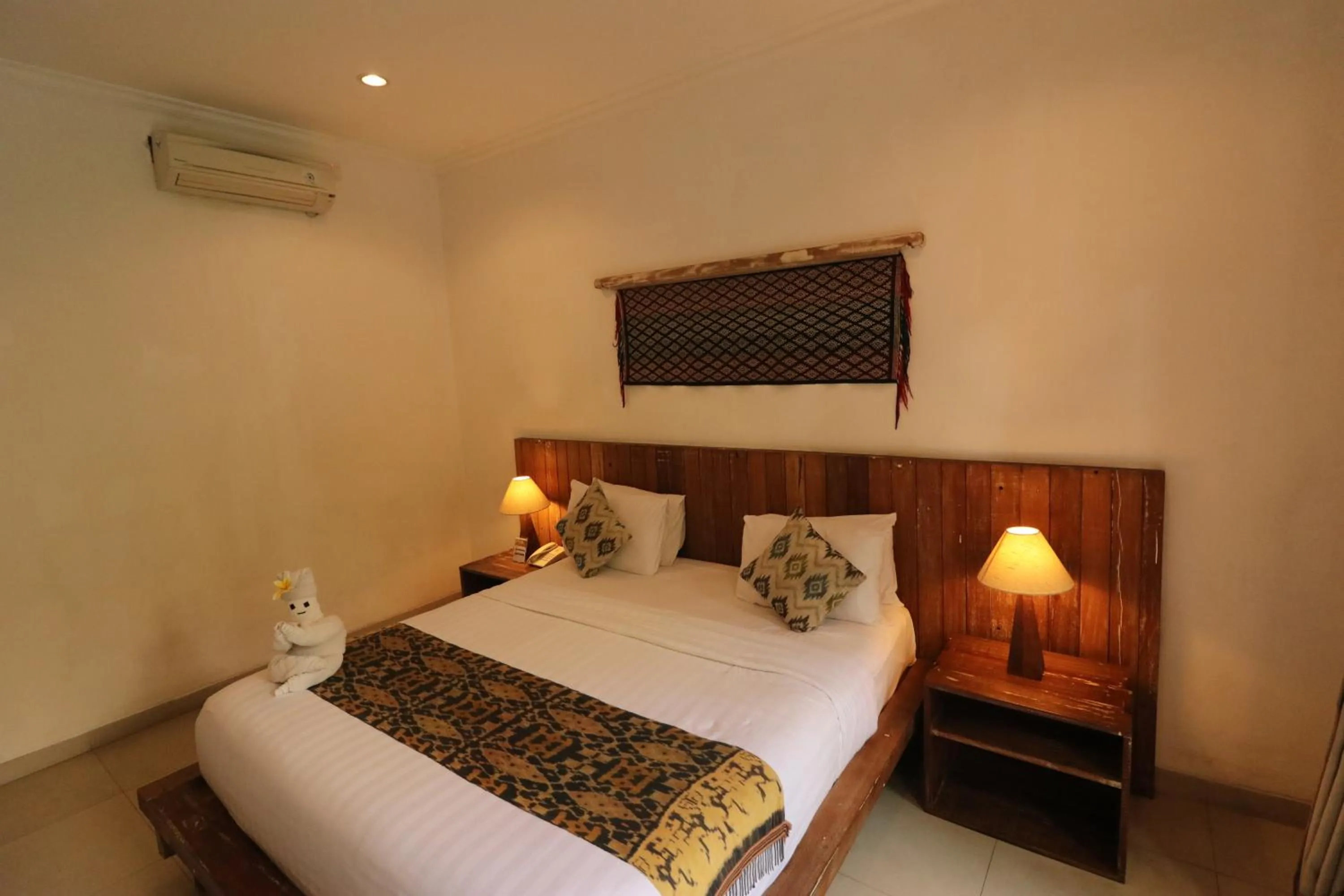 Bed in Mina Pelasa Hotel