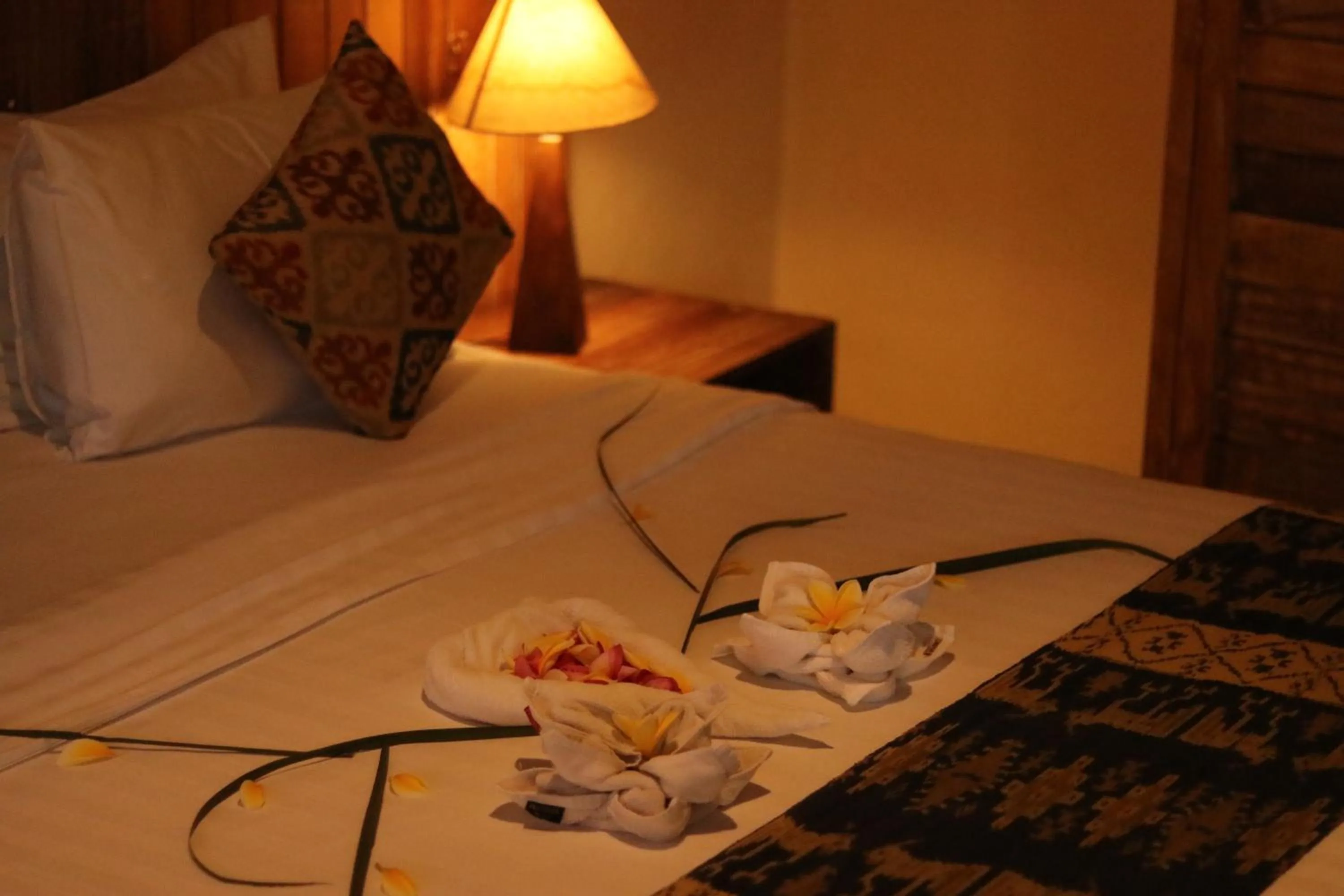 Bed in Mina Pelasa Hotel