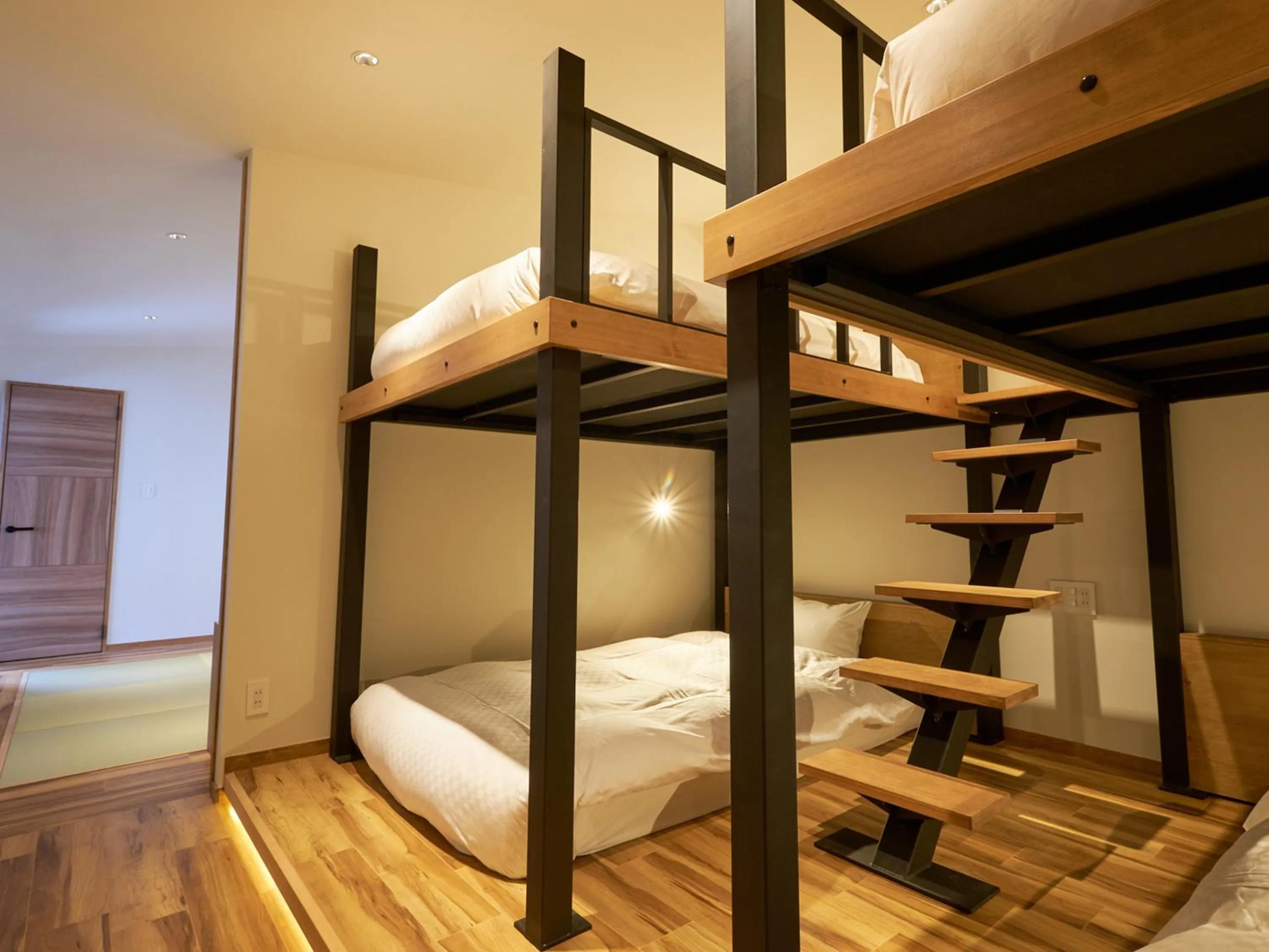 Photo of the whole room, Bed in Hakuba Ryujin Onsen RYOKAN SUI