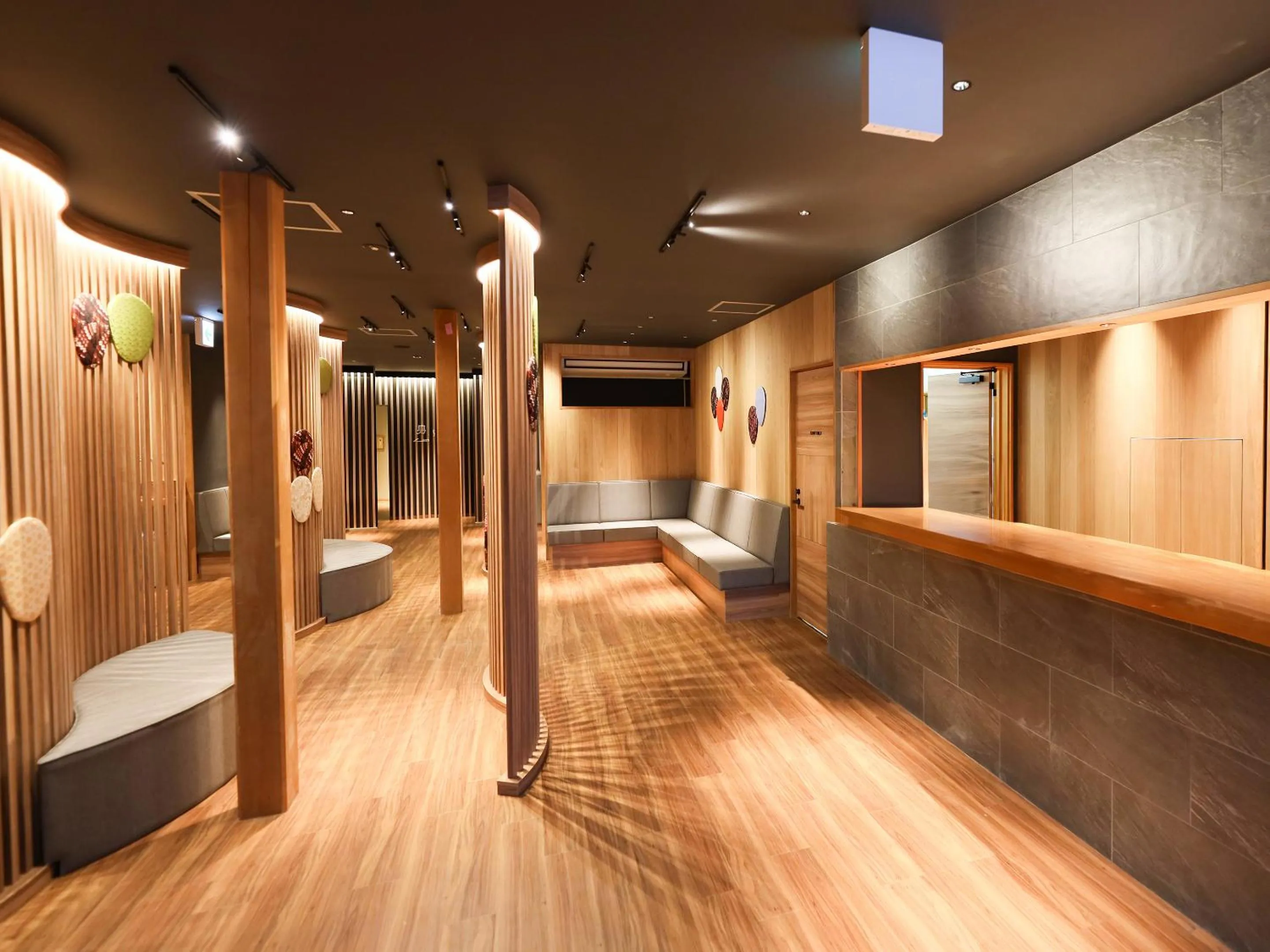 Lobby or reception in Hakuba Ryujin Onsen RYOKAN SUI