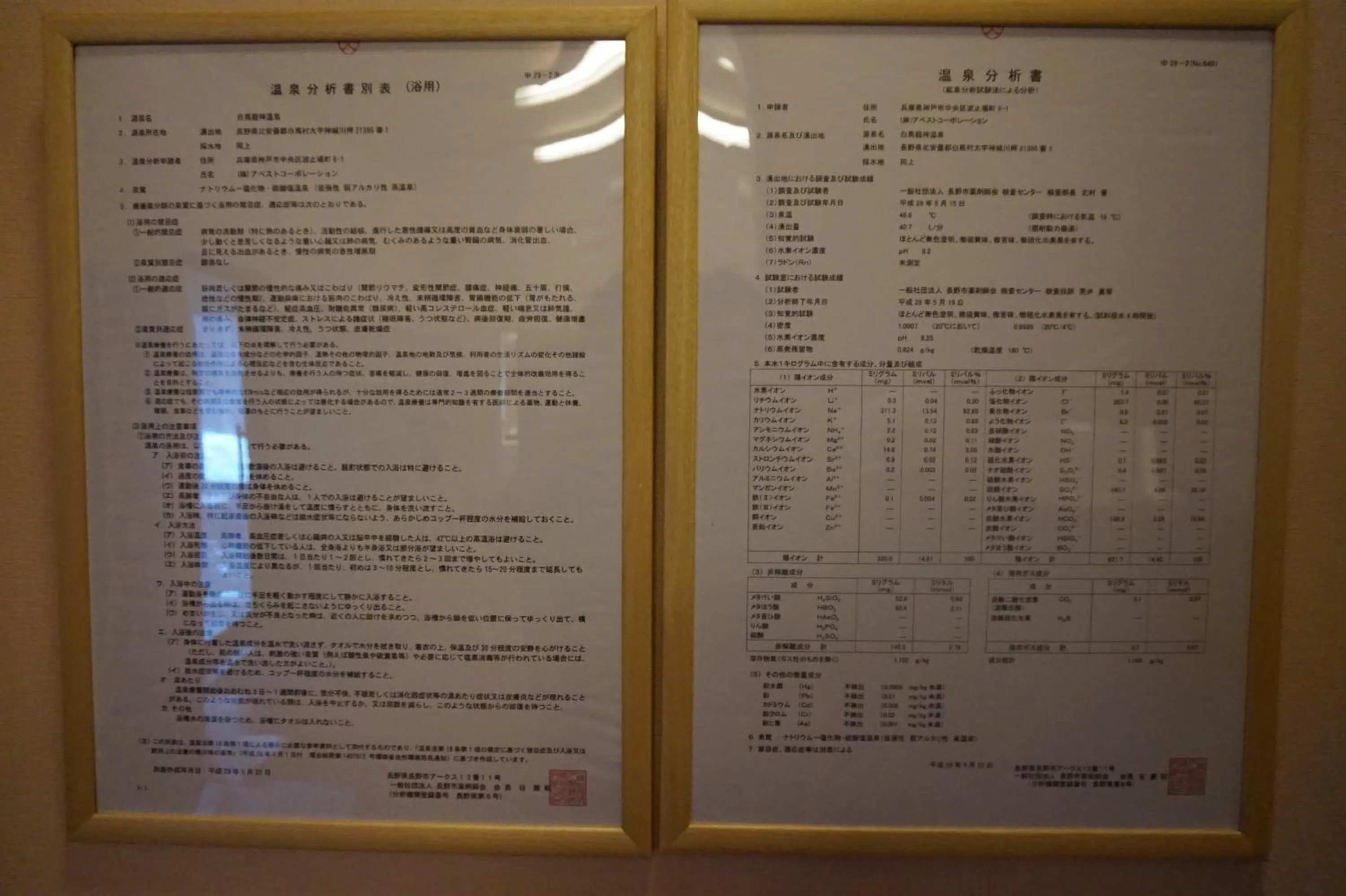 Logo/Certificate/Sign in Hakuba Ryujin Onsen RYOKAN SUI