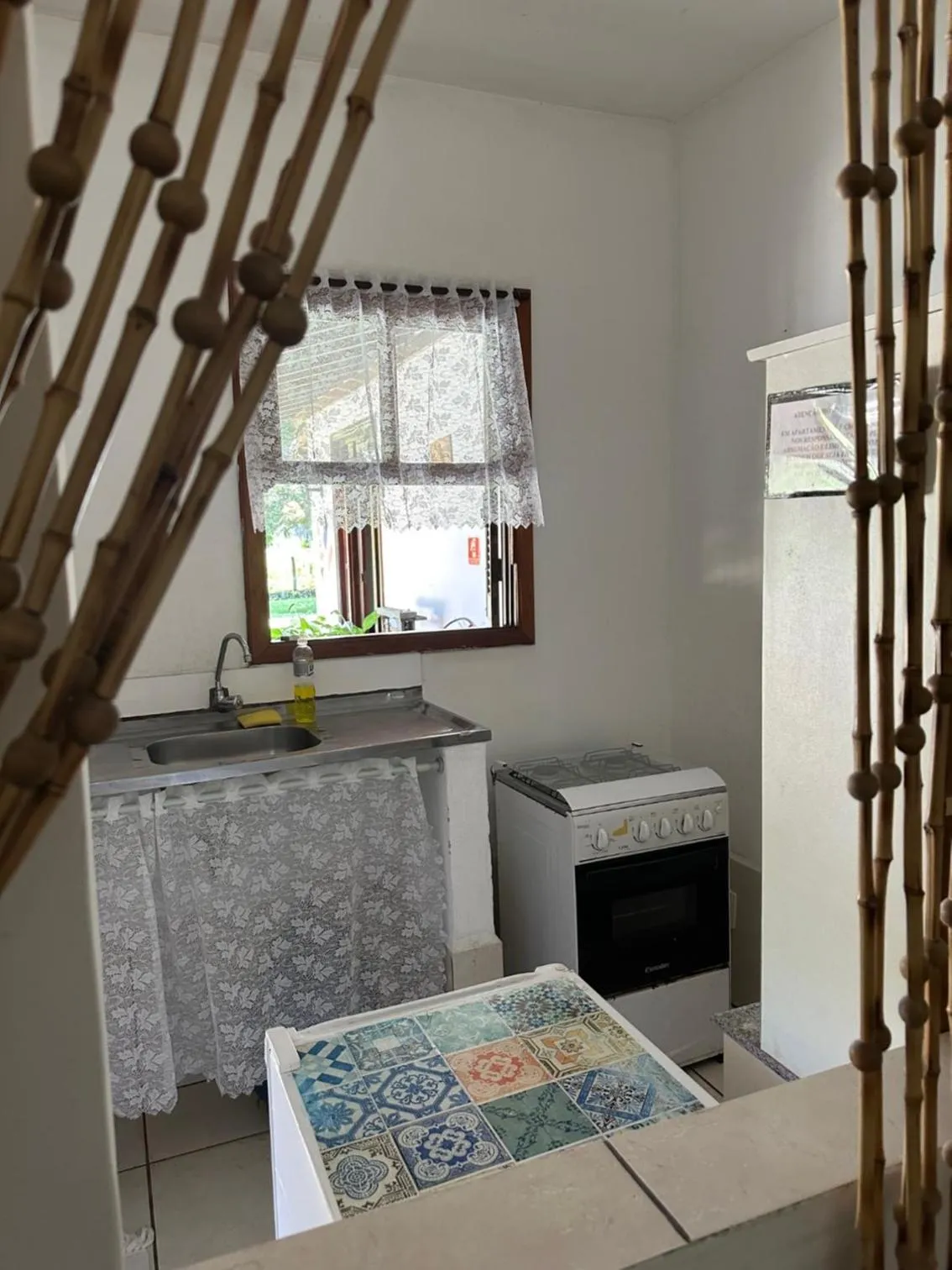 Kitchen or kitchenette, Bed in Aconchegos Ile de France