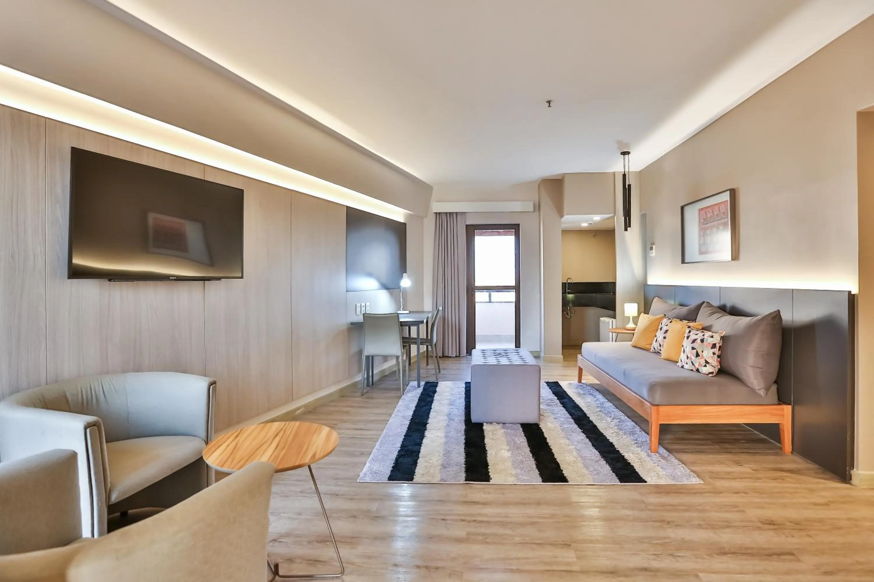 Living room in San Marino Hotel