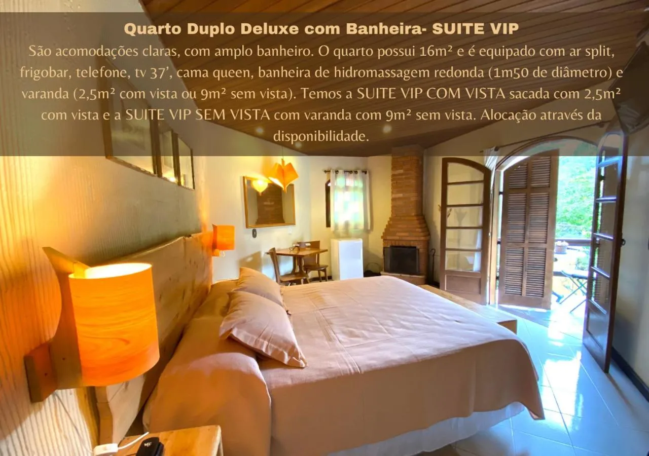Deluxe Double Room with Bath in Hotel da Cachoeira