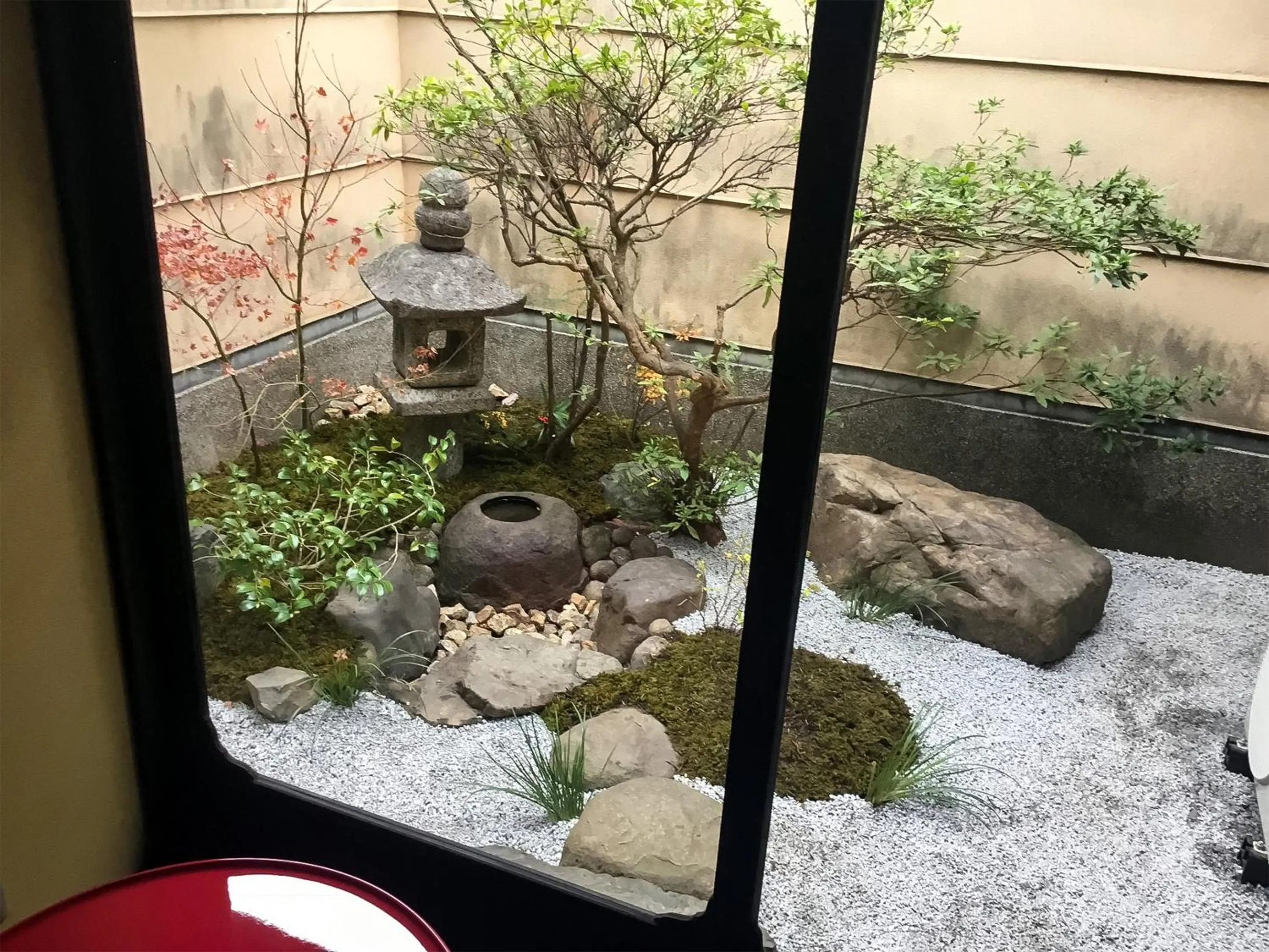 Garden view in Ryokan Tanoya