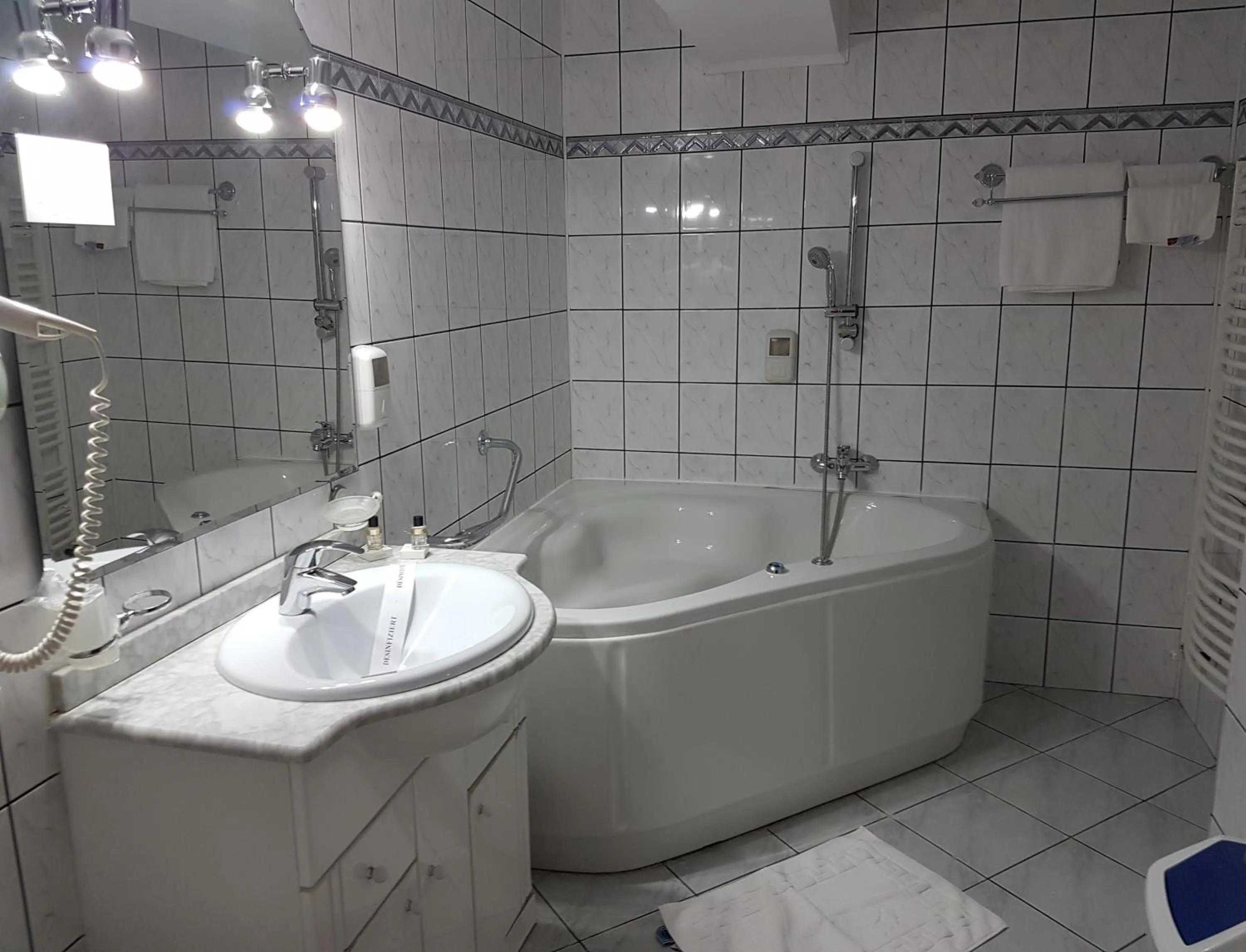 Bathroom in Hotel Moldova