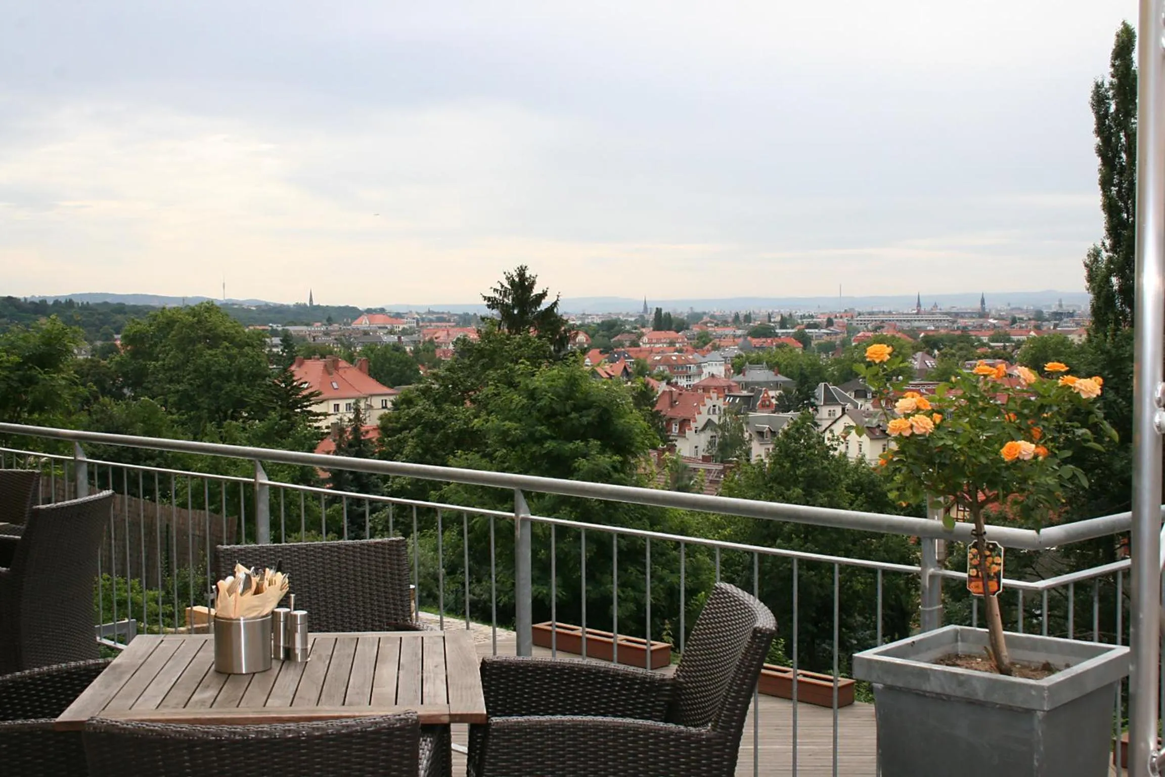 Balcony/Terrace in Bergwirtschaft Wilder Mann Hotel und Restaurant