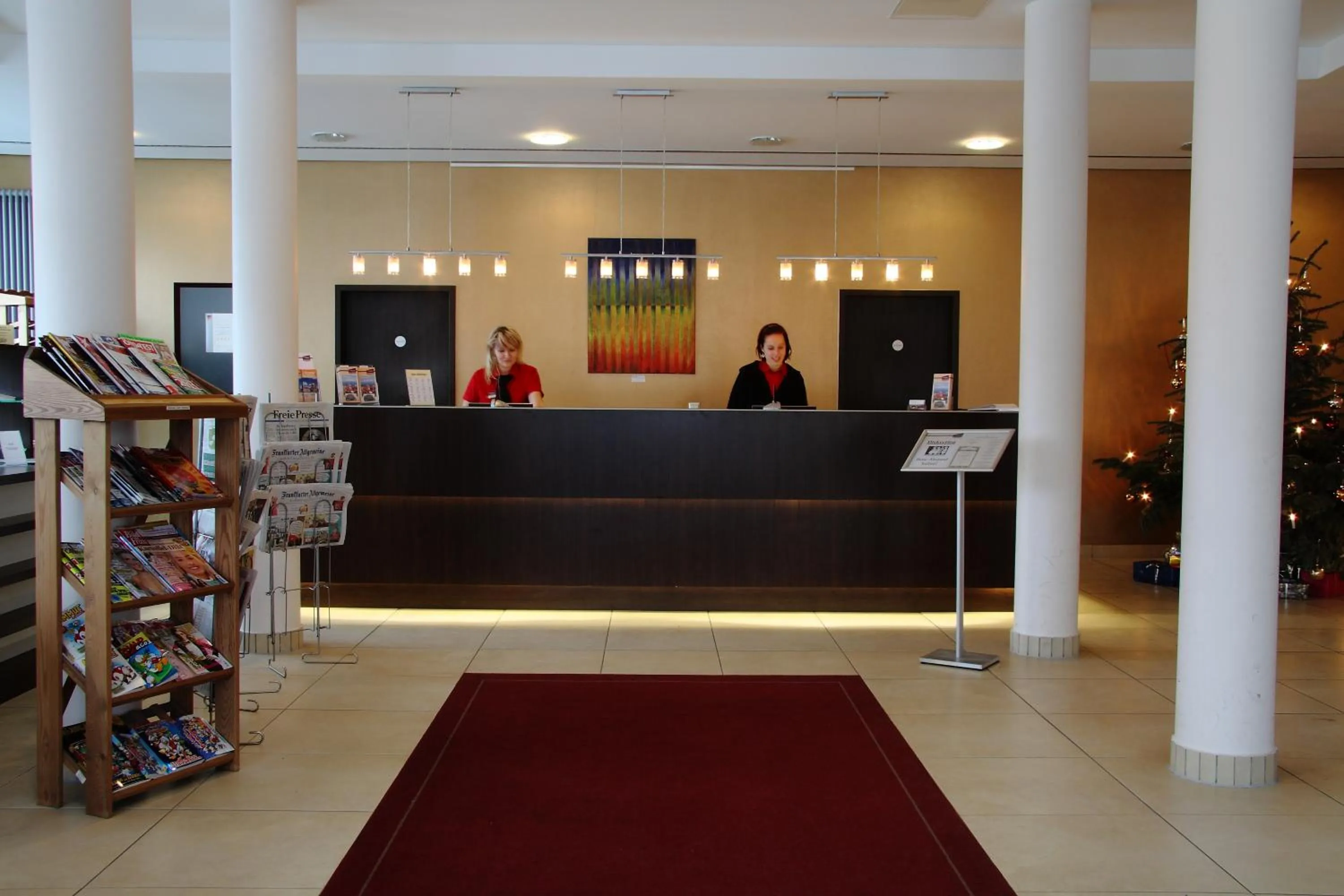 Lobby or reception in Bergwirtschaft Wilder Mann Hotel und Restaurant