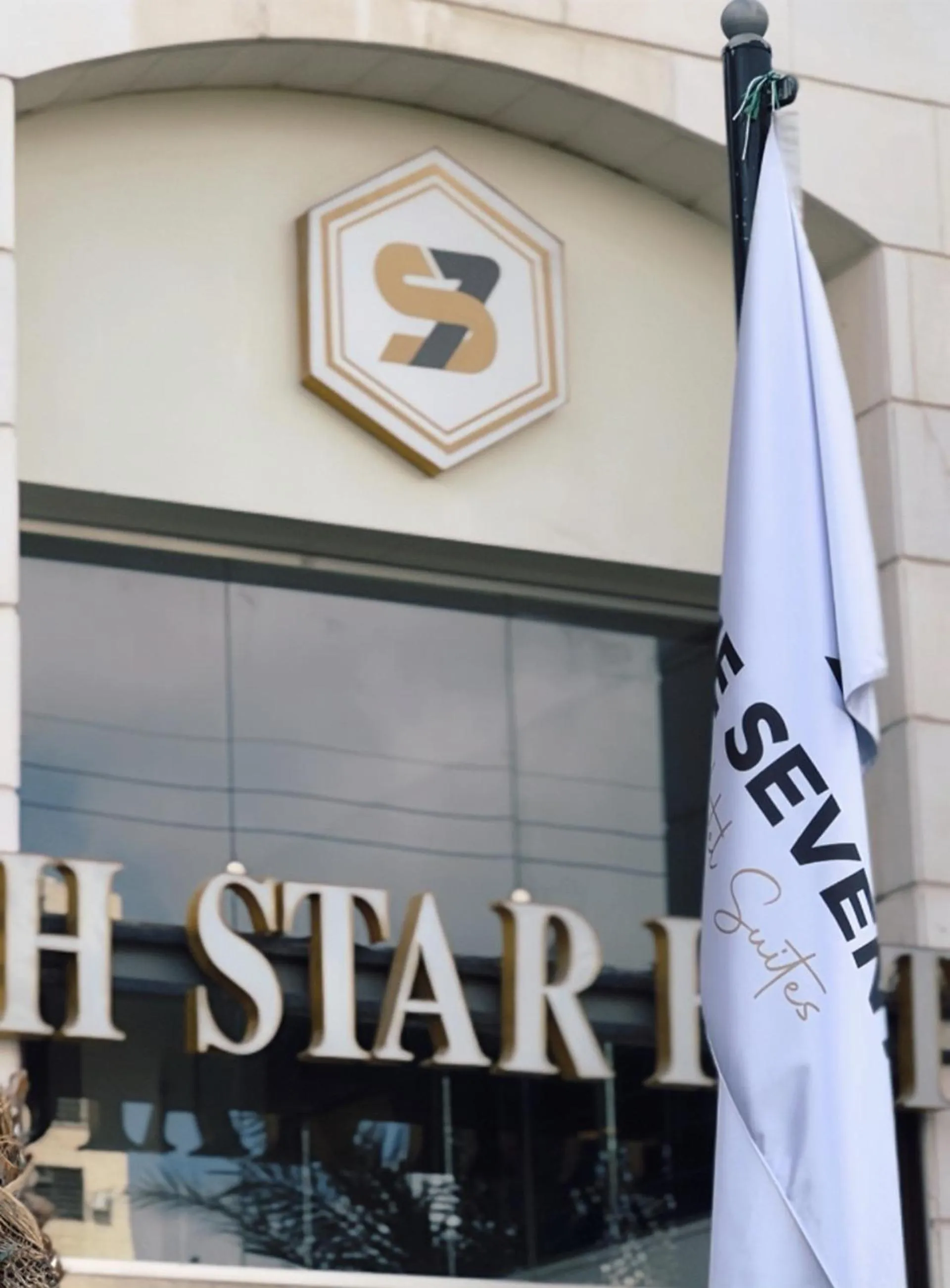 Property building in The Seventh Star Hotel Suites