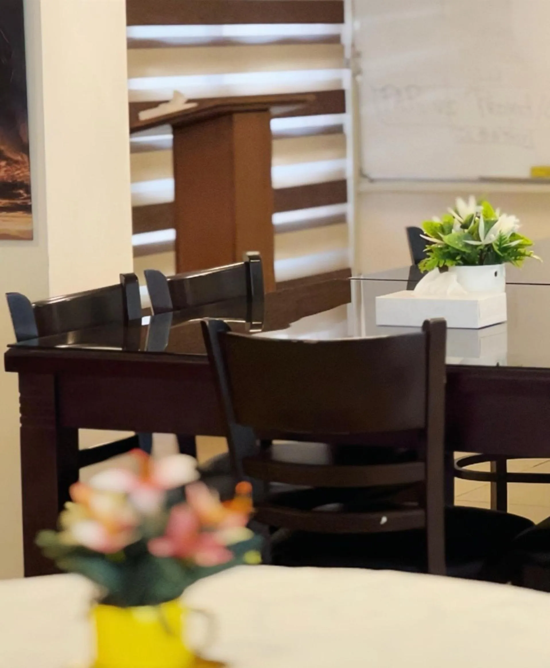 Dining area in The Seventh Star Hotel Suites