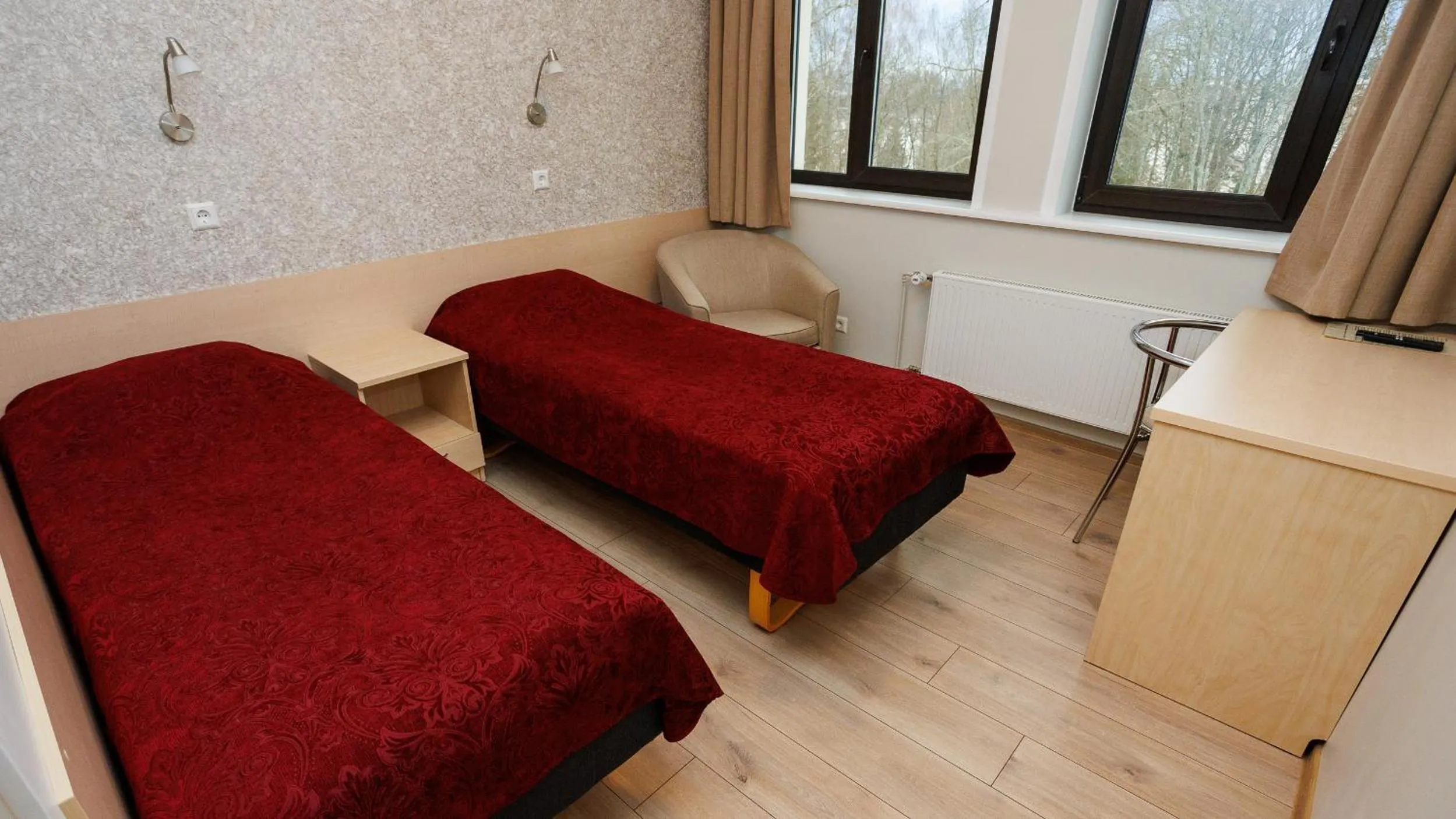 Bed in Hotel Karupesa