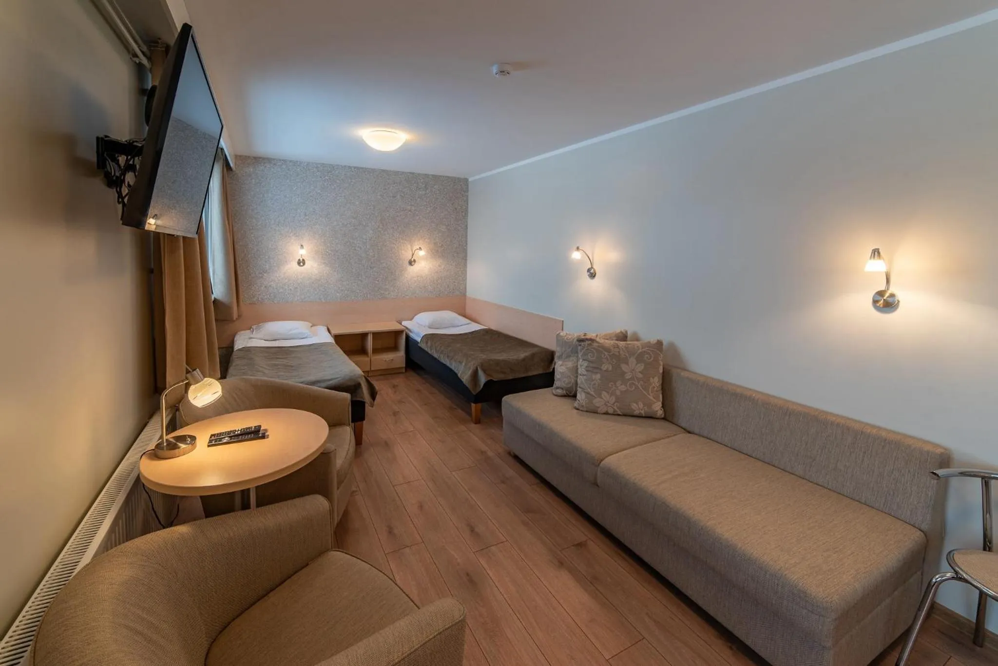 Bed in Hotel Karupesa