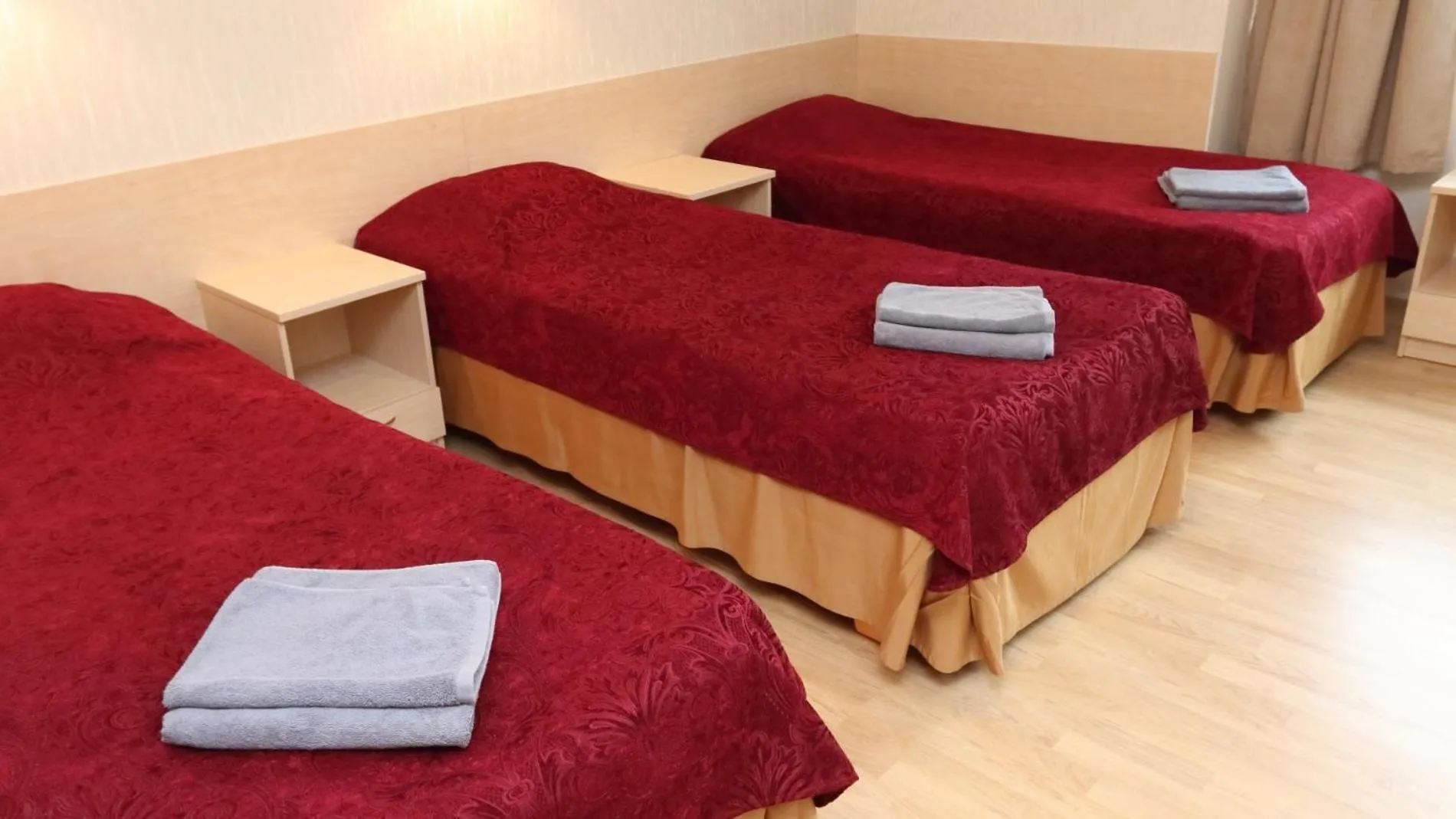 Bed in Hotel Karupesa