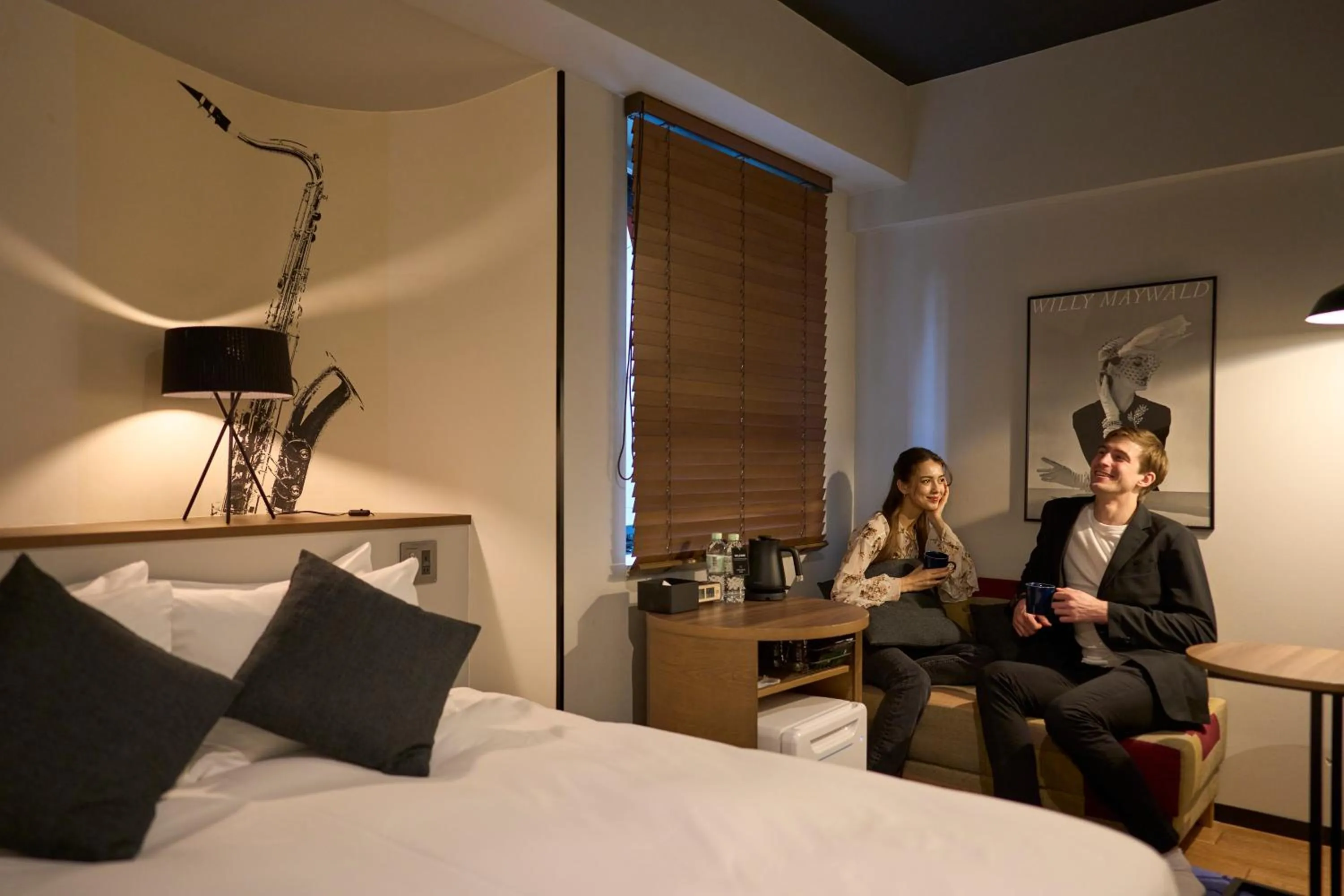 Bed in Hotel Resol Nagoya