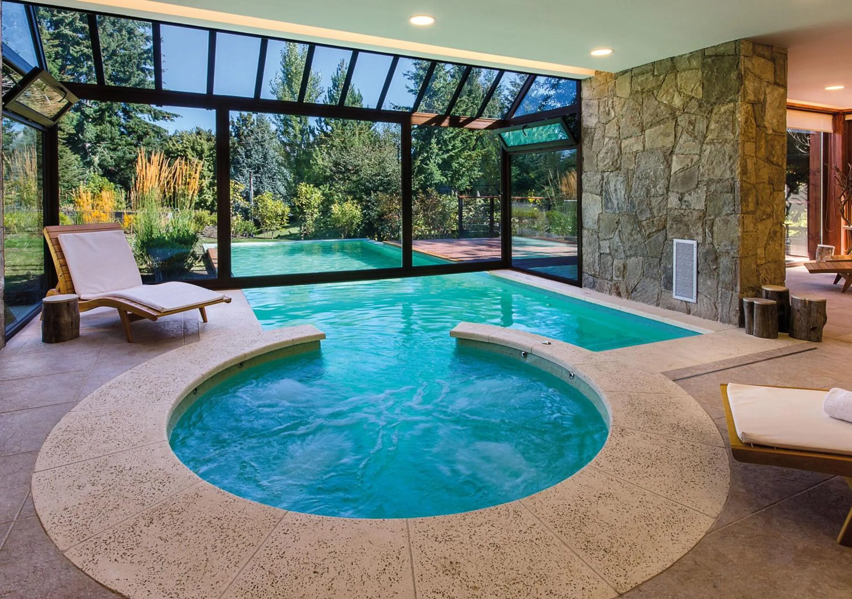 Pool view in Huenú by DOT Boutique