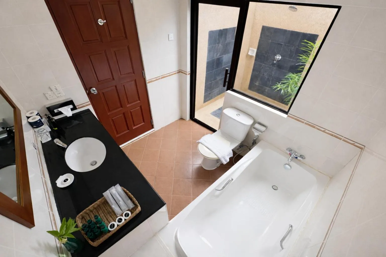 Shower in Frangipani Langkawi Resort