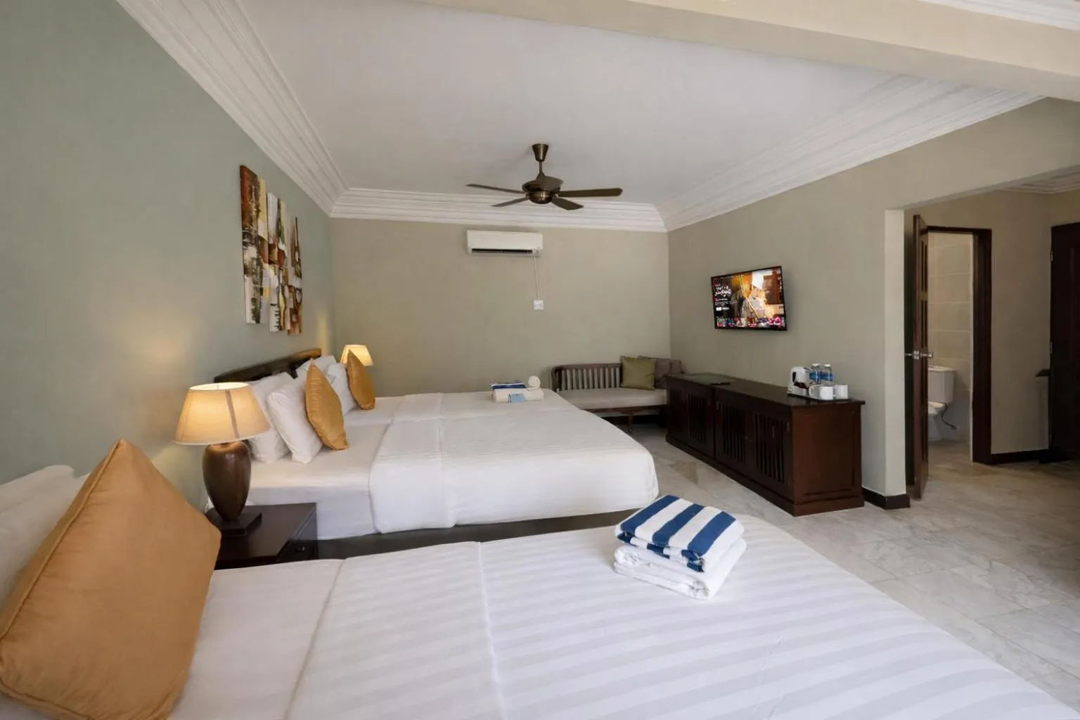 Toilet, Bed in Frangipani Langkawi Resort