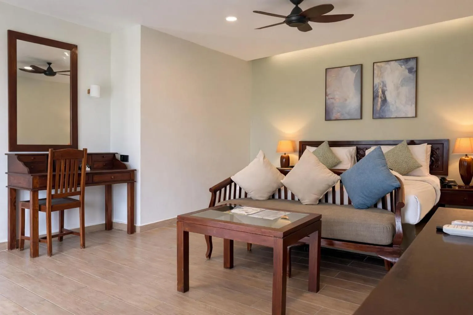 Bed in Frangipani Langkawi Resort