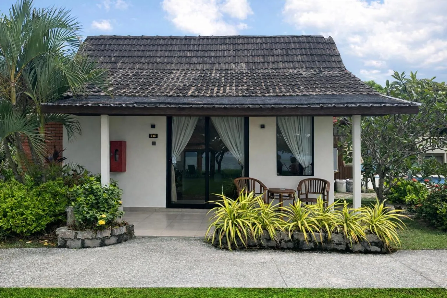 Patio in Frangipani Langkawi Resort