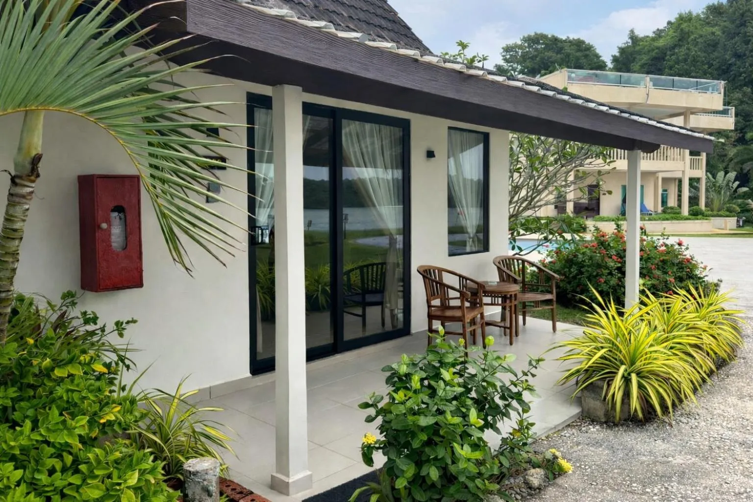 Patio in Frangipani Langkawi Resort