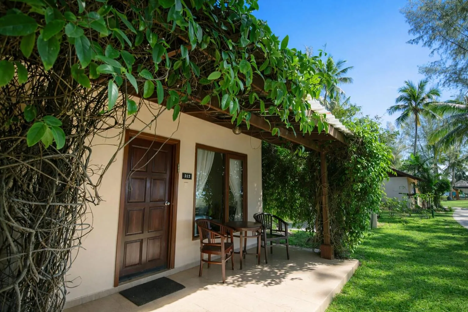 Patio in Frangipani Langkawi Resort