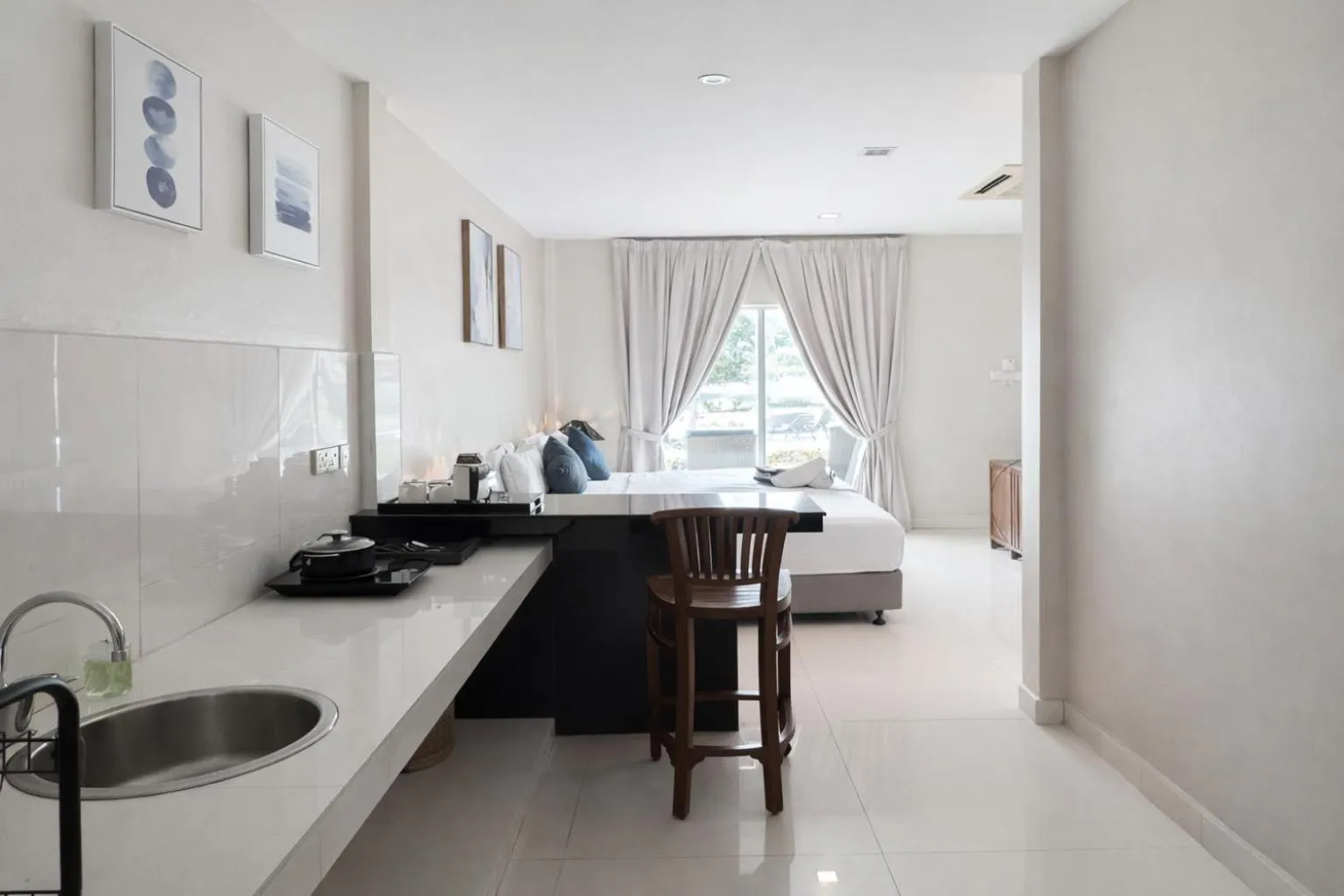 Kitchen or kitchenette in Frangipani Langkawi Resort