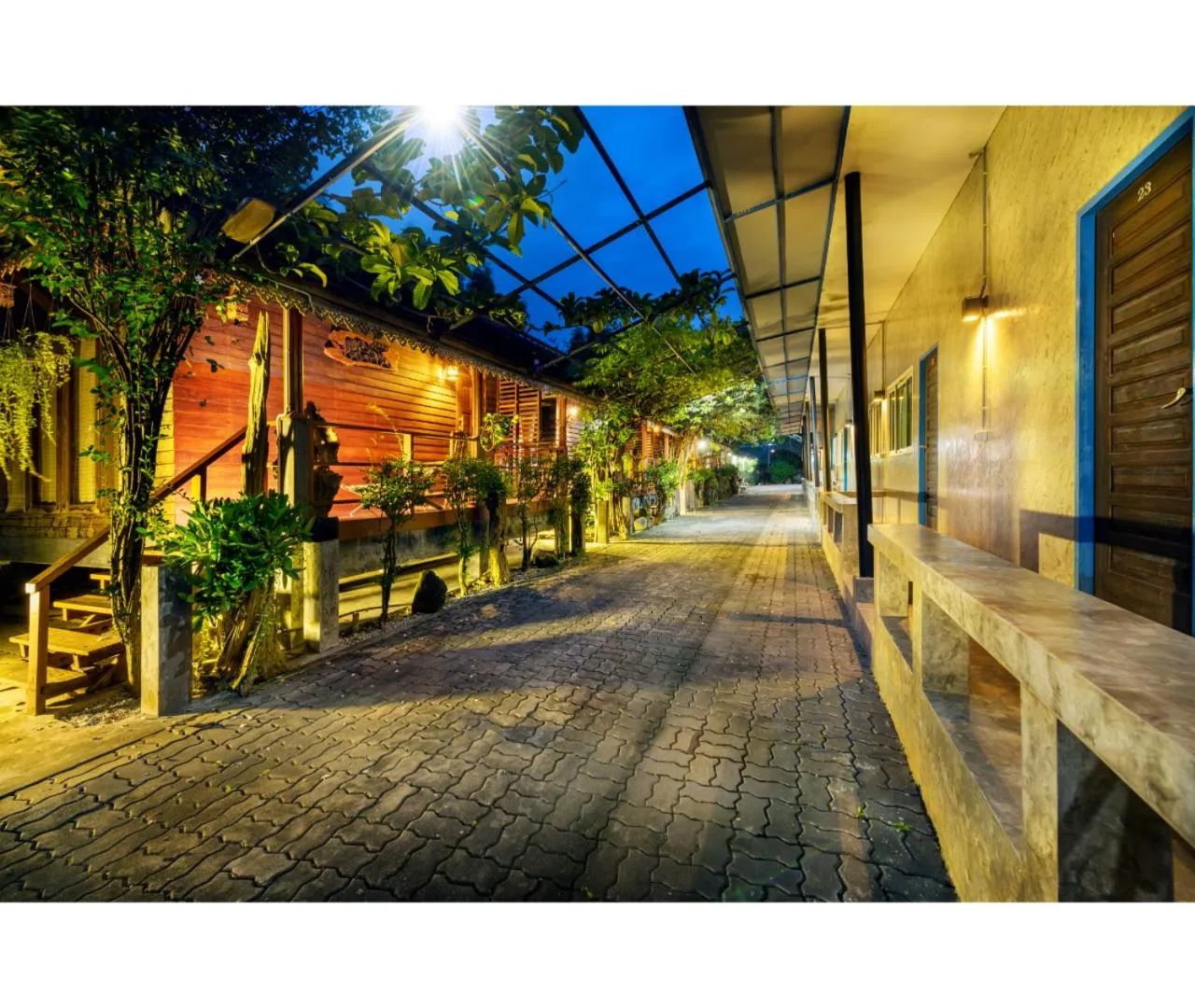 Facade/entrance in Mac Garden Resort