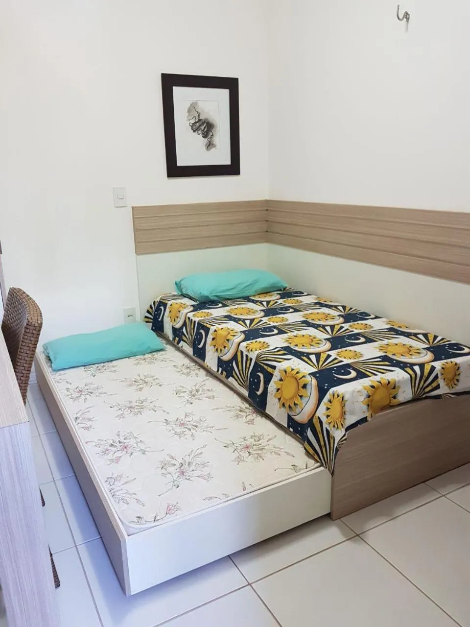 Bed in Condomínio Palm Beach