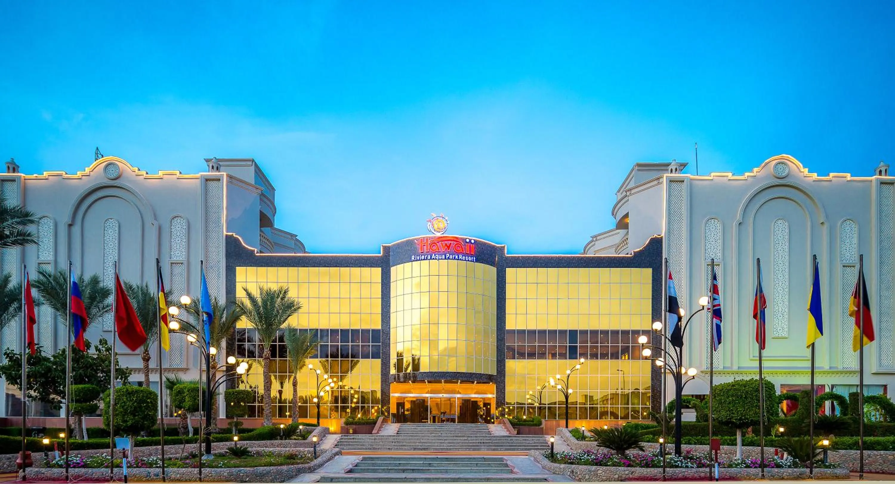 Facade/entrance in Hawaii Riviera Aqua Park Resort - Families and Couples Only