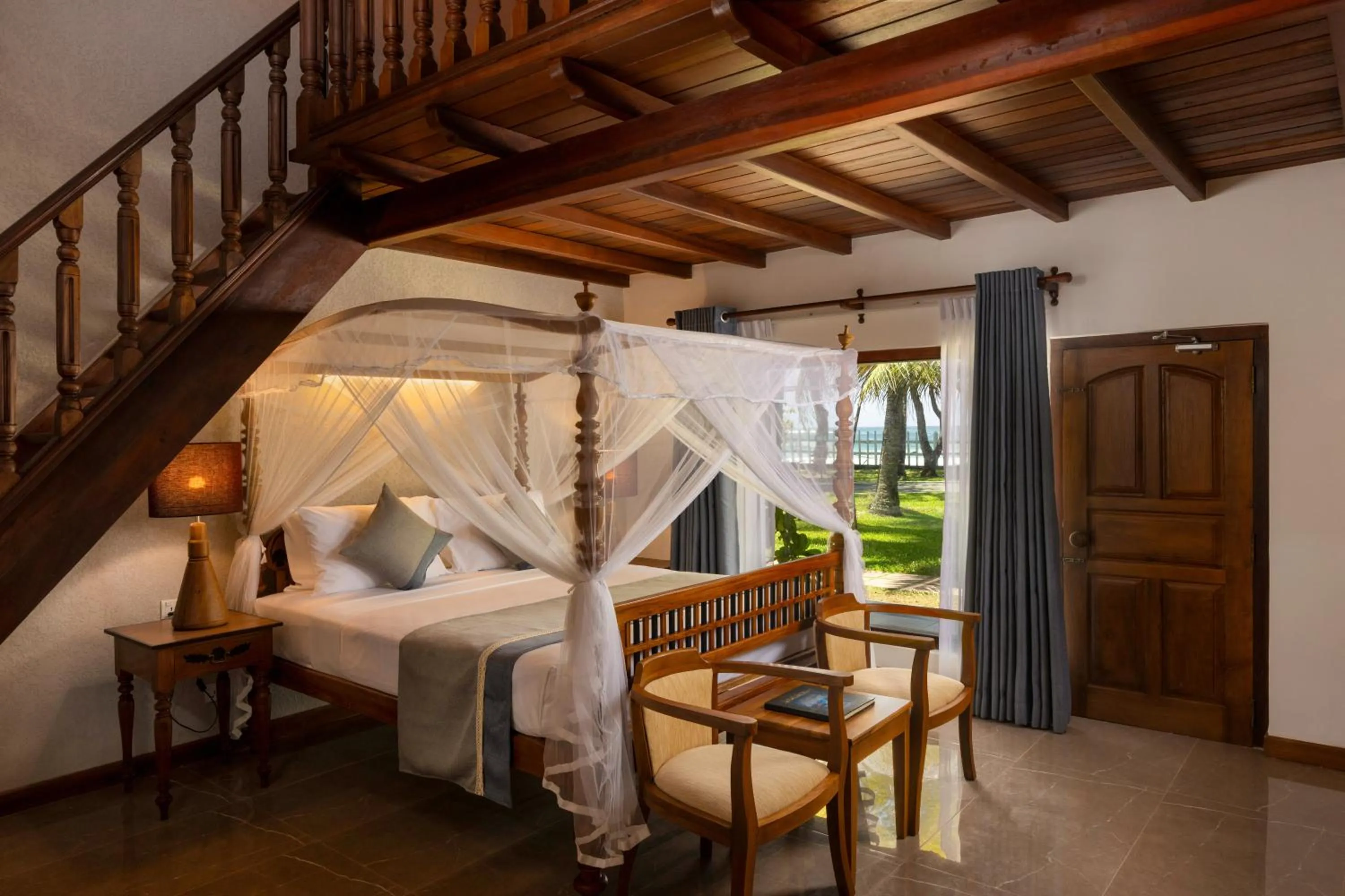 Bed in Dickwella Resort and Spa