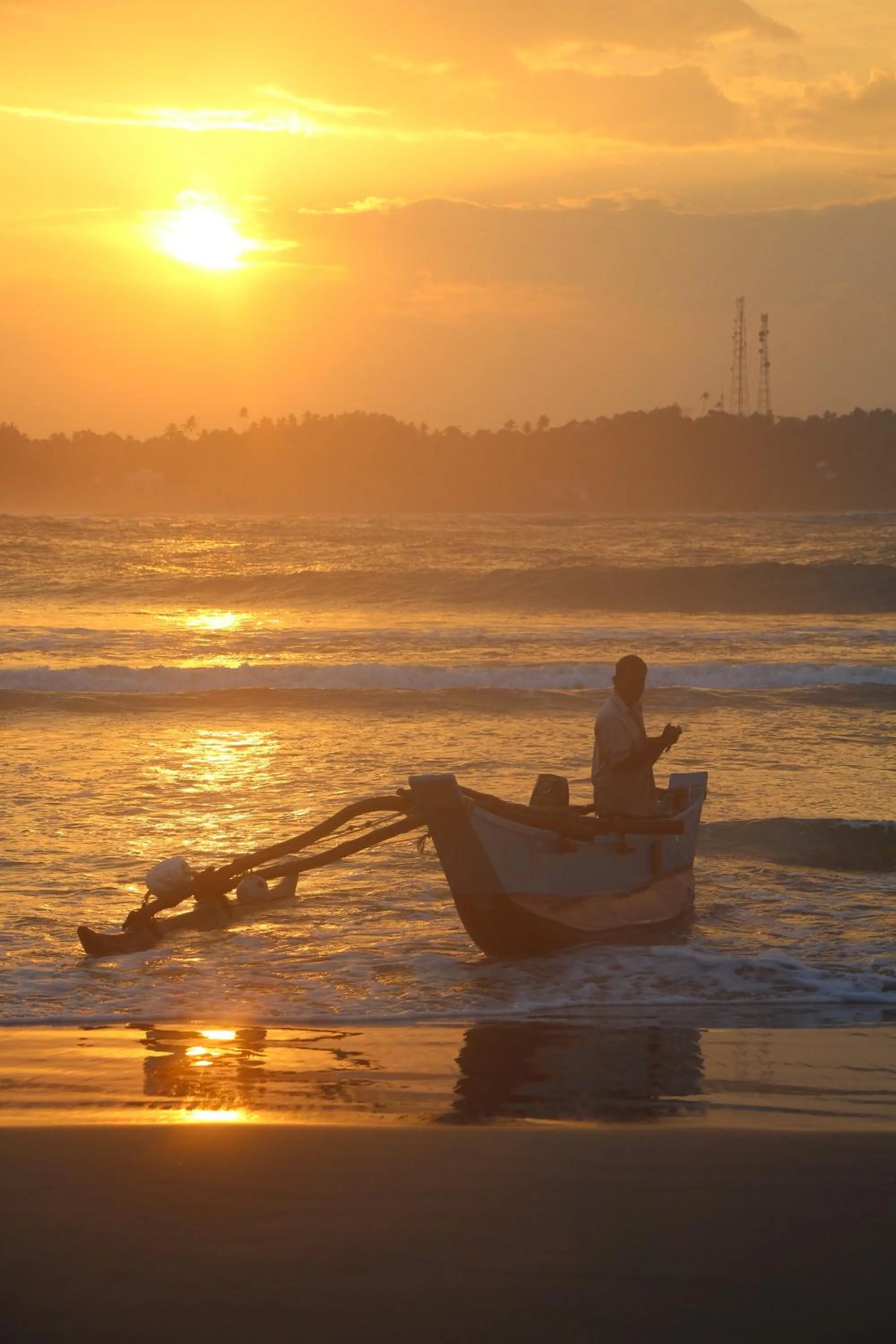 Sunset in Dickwella Resort and Spa