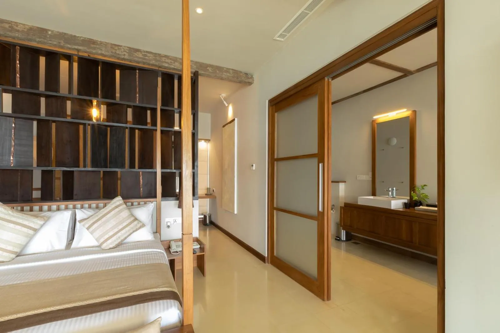 Bed in Dickwella Resort and Spa