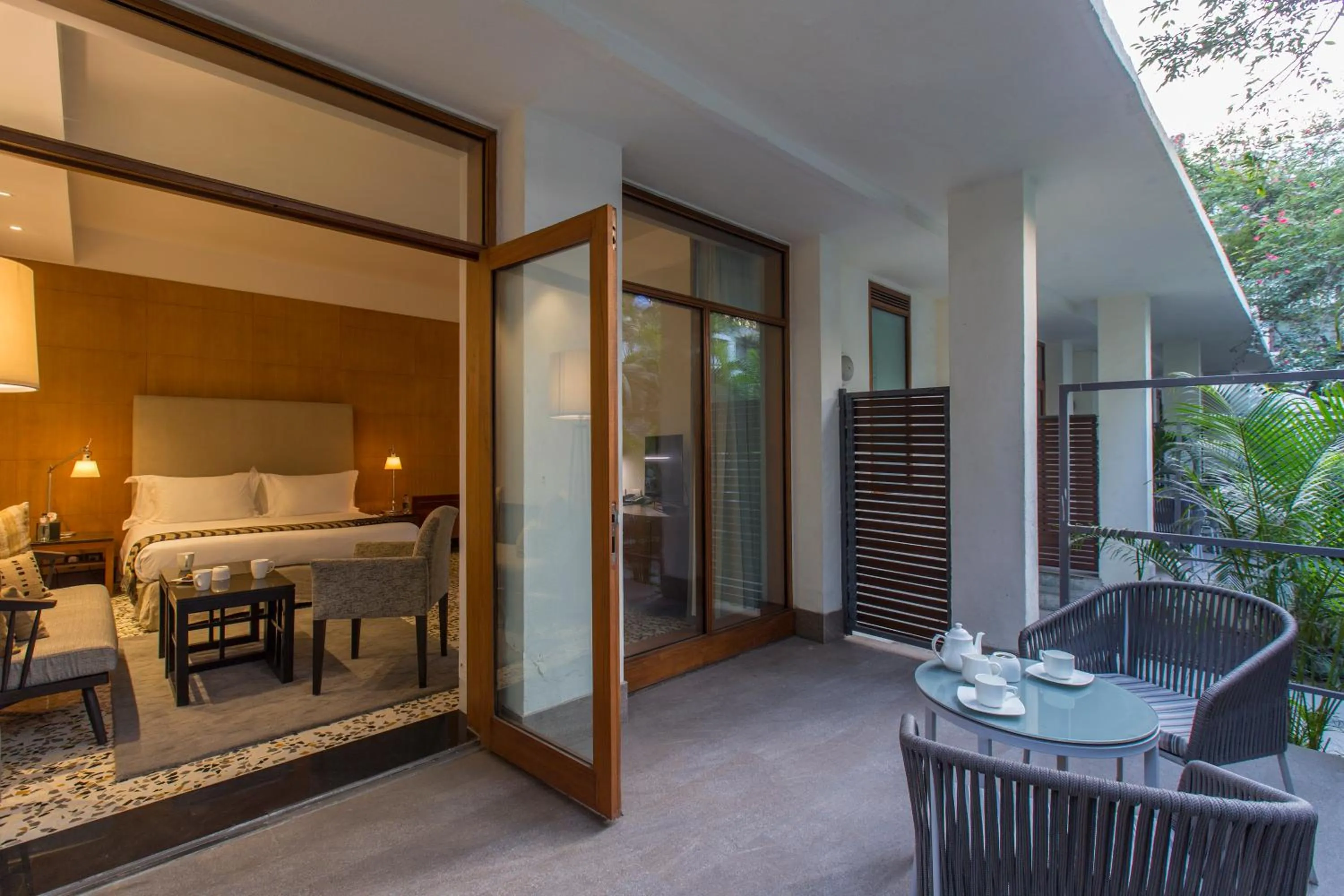 View (from property/room), Bed in The Manor - New Delhi