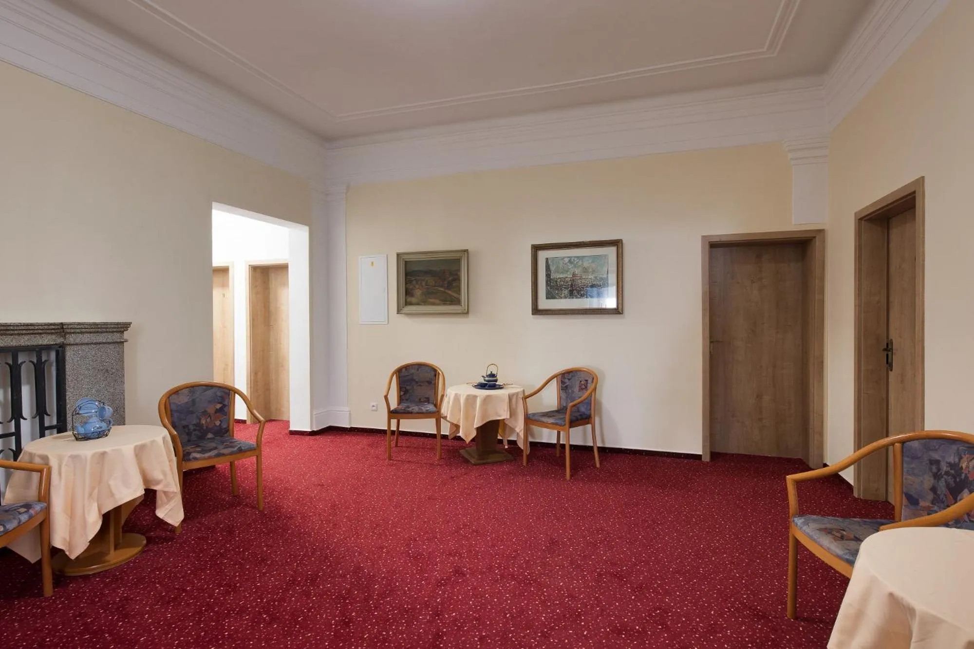 Seating area in Hotel U Černého orla