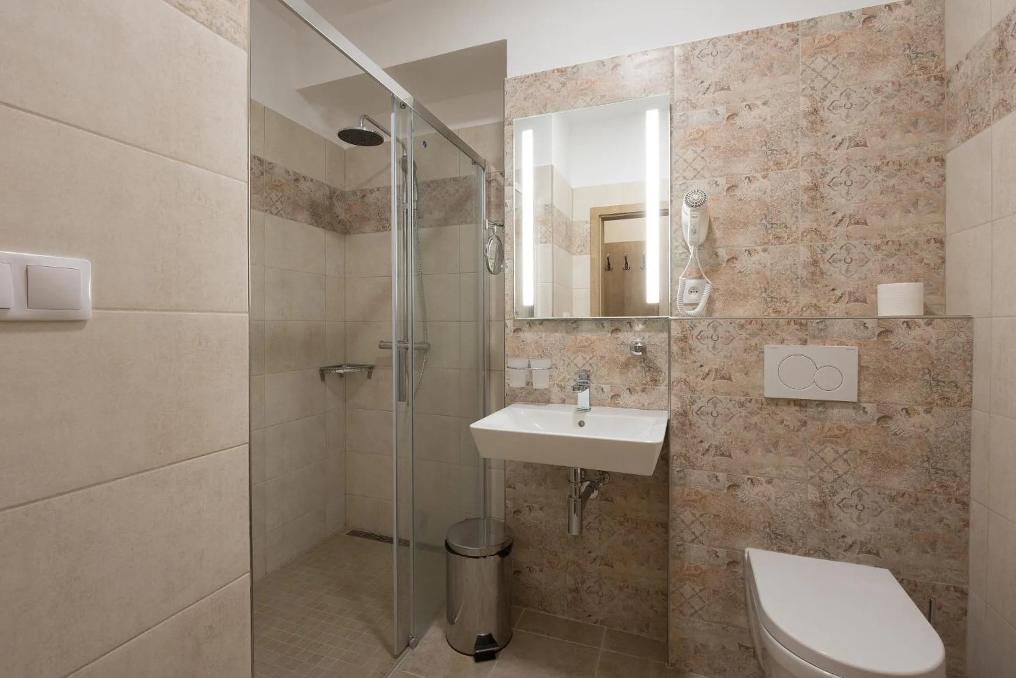 Bathroom in Hotel U Černého orla