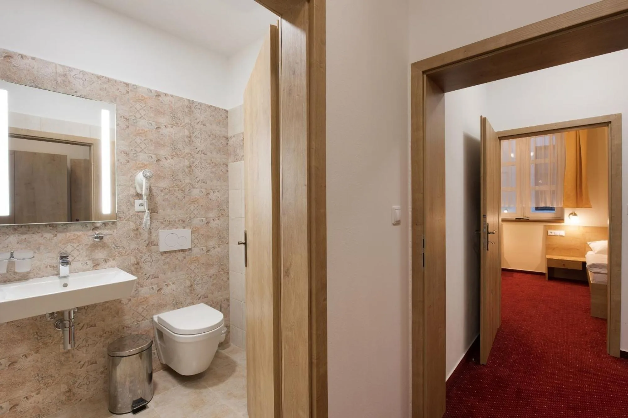 Bathroom in Hotel U Černého orla