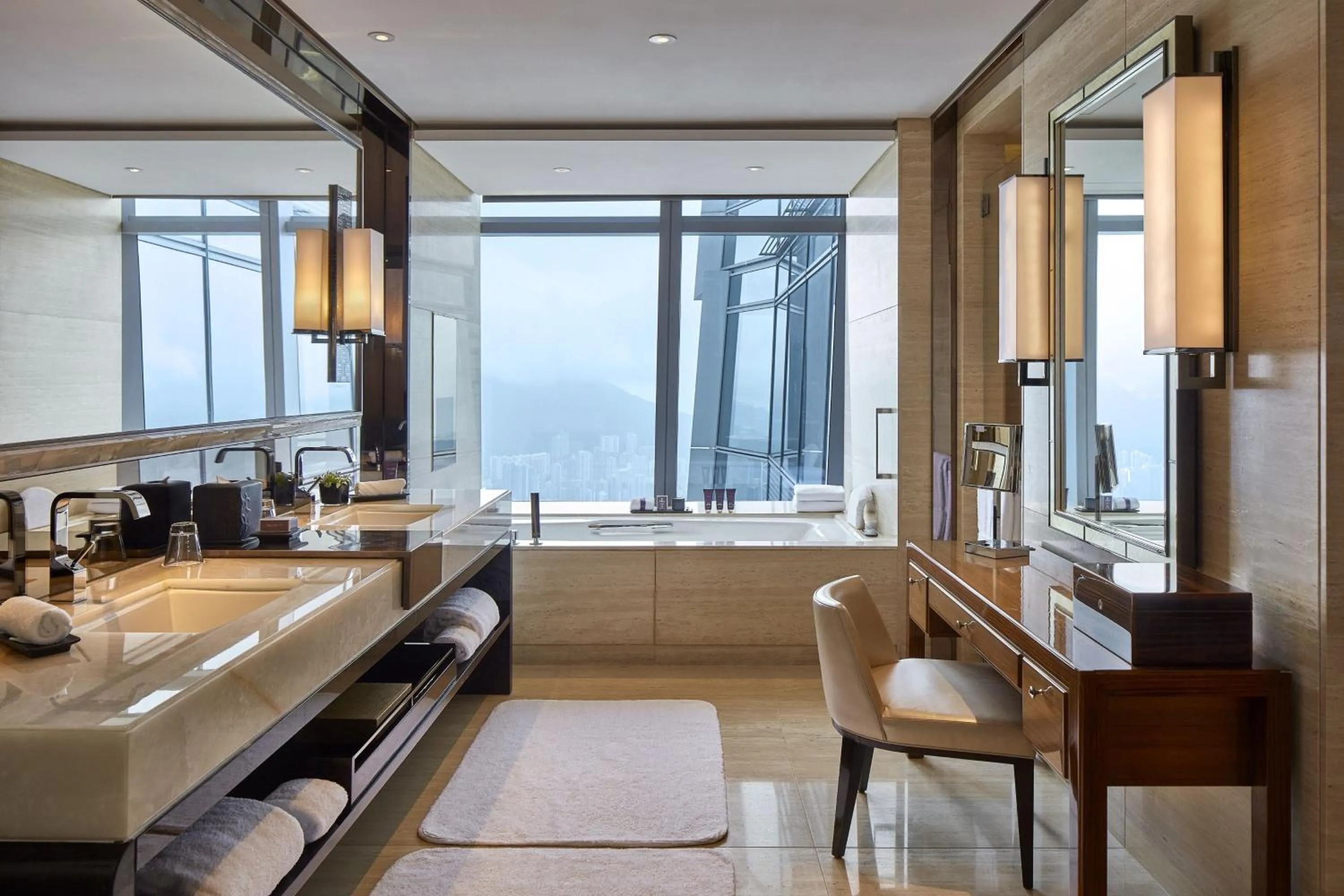 Bathroom in The Ritz-Carlton, Hong Kong