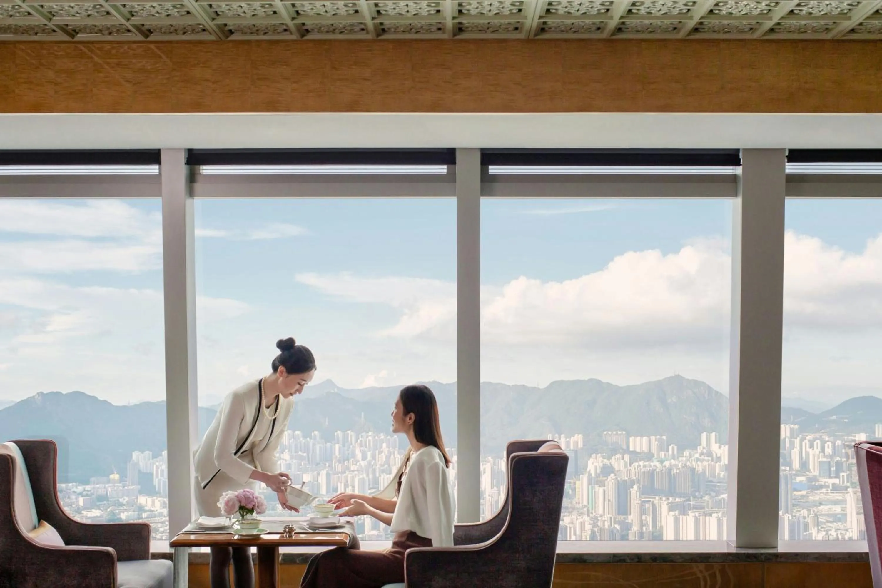 Lounge or bar in The Ritz-Carlton, Hong Kong