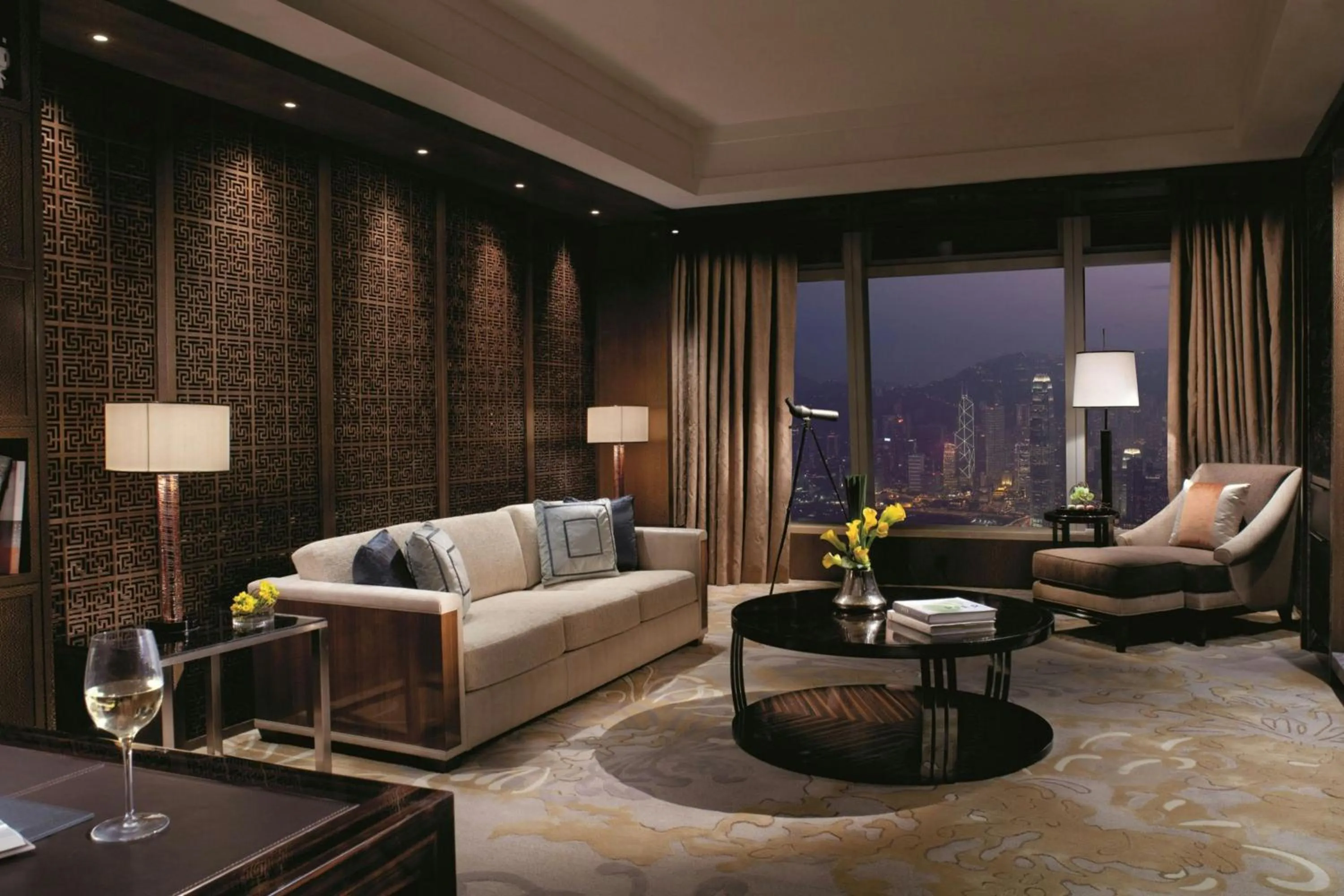 Photo of the whole room in The Ritz-Carlton, Hong Kong