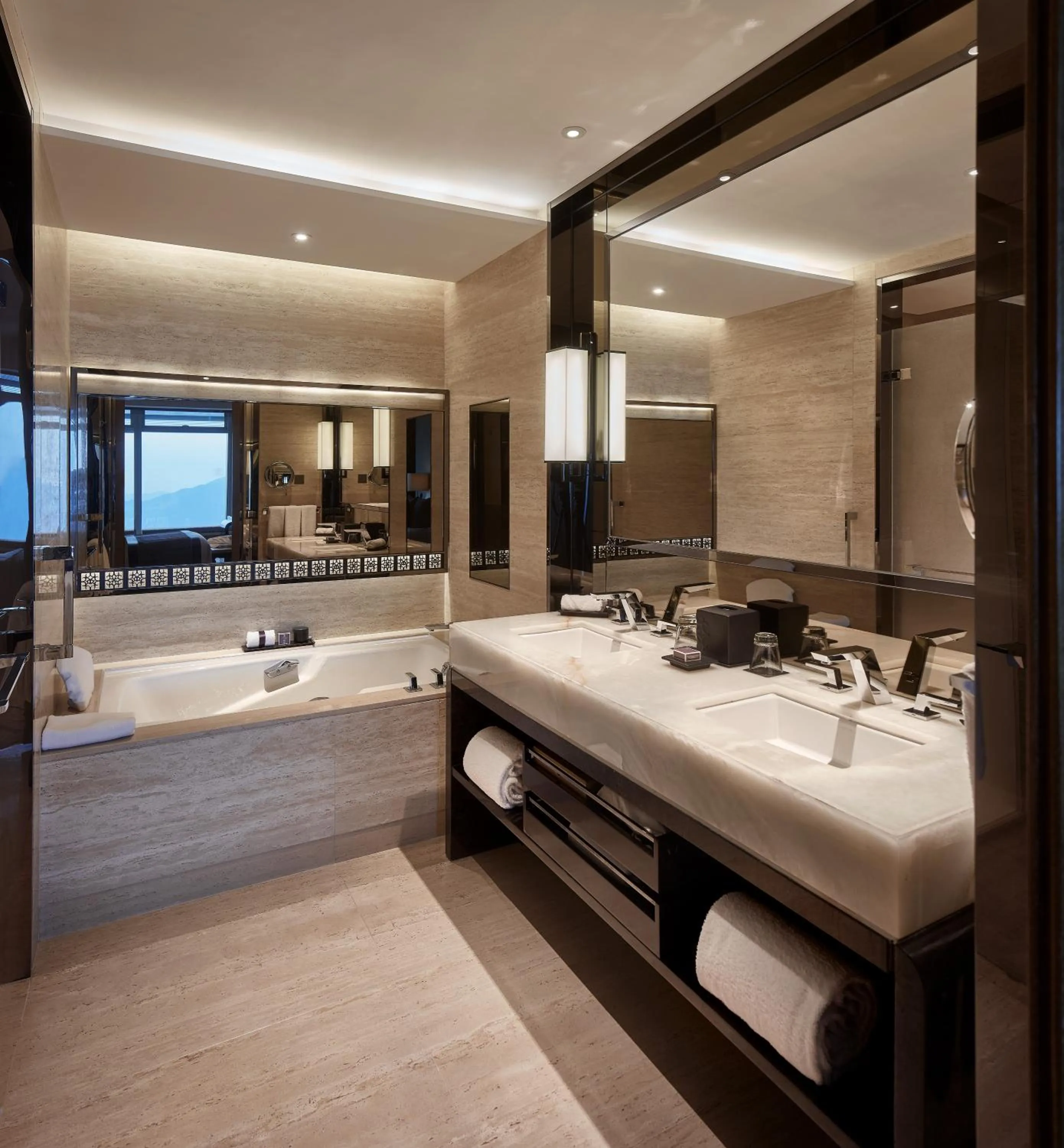 Bathroom in The Ritz-Carlton, Hong Kong