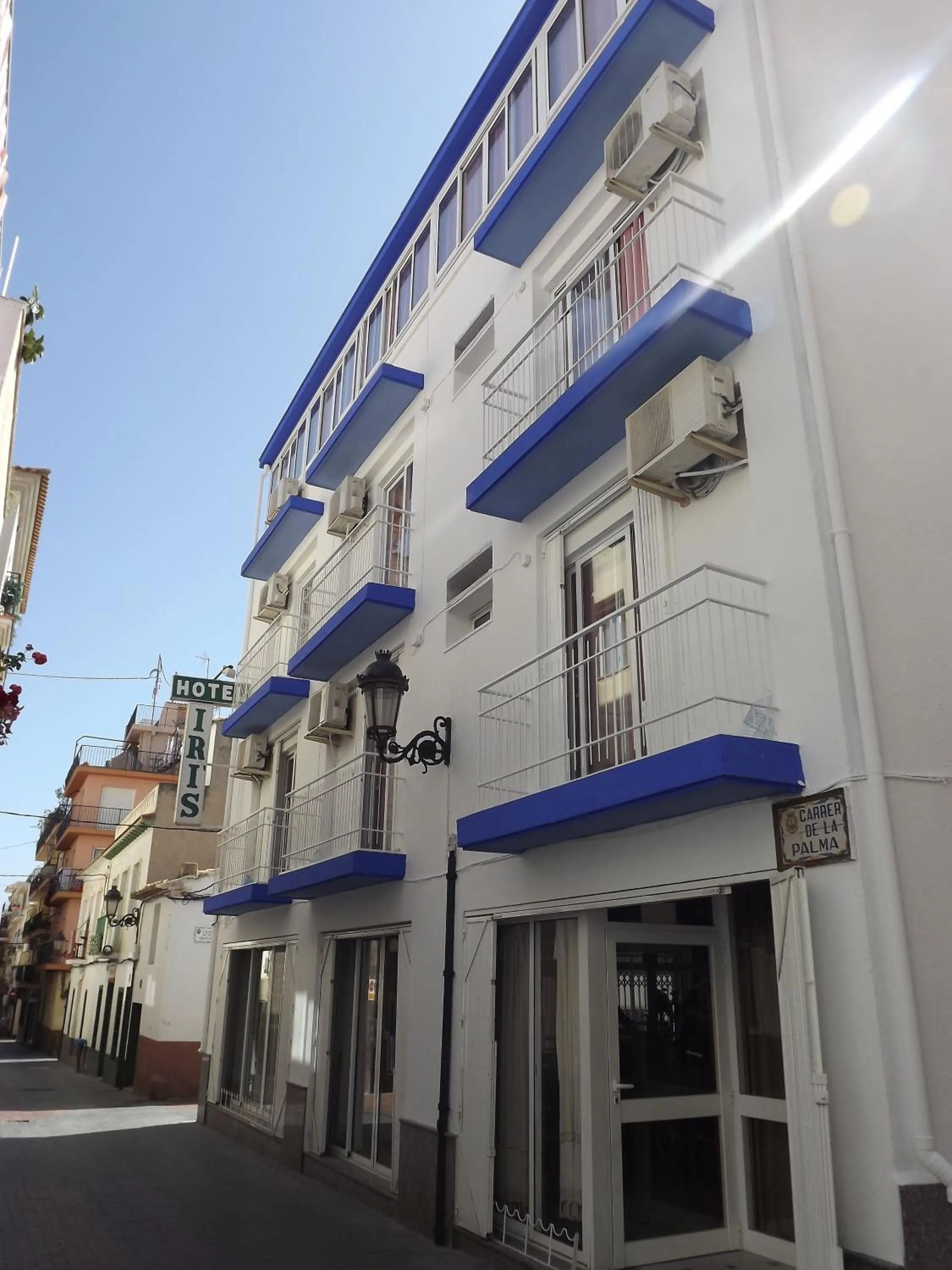 Property building in Hotel Iris