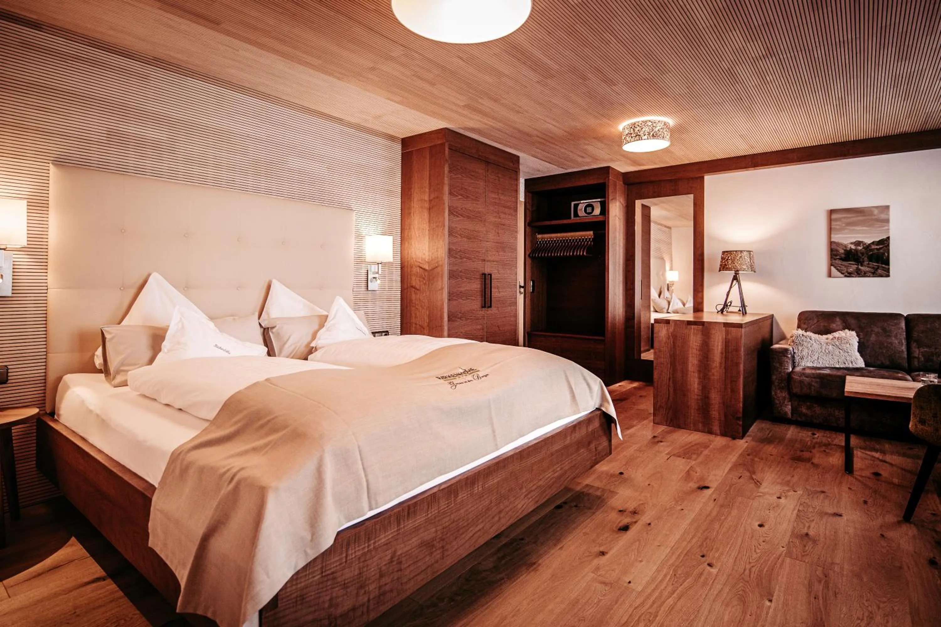 Bedroom, Bed in Hotel Birkenhöhe